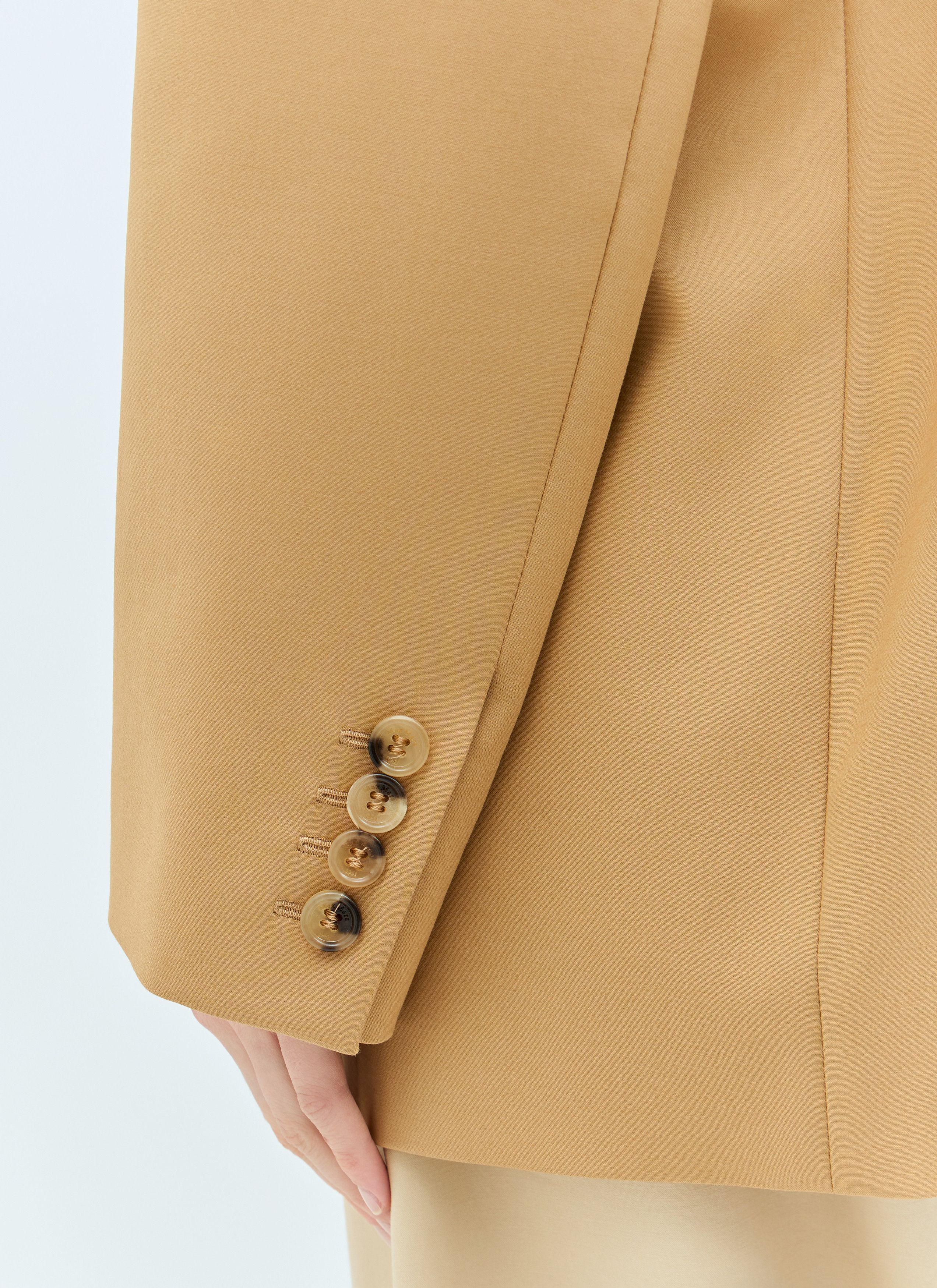 Max Mara Oversized Canvas Blazer Size M / US 6-8 / IT 42-44 - 6 Thumbnail