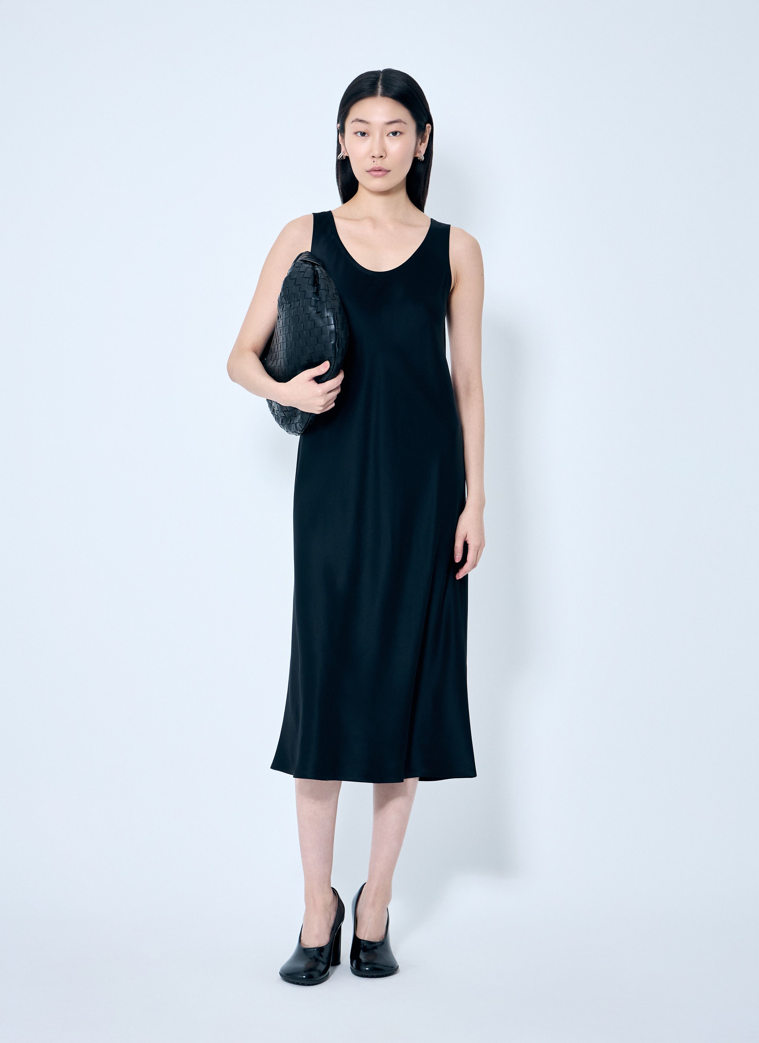 Max Mara Silk Midi Dress Size M / US 6-8 / IT 42-44 - 2 Thumbnail