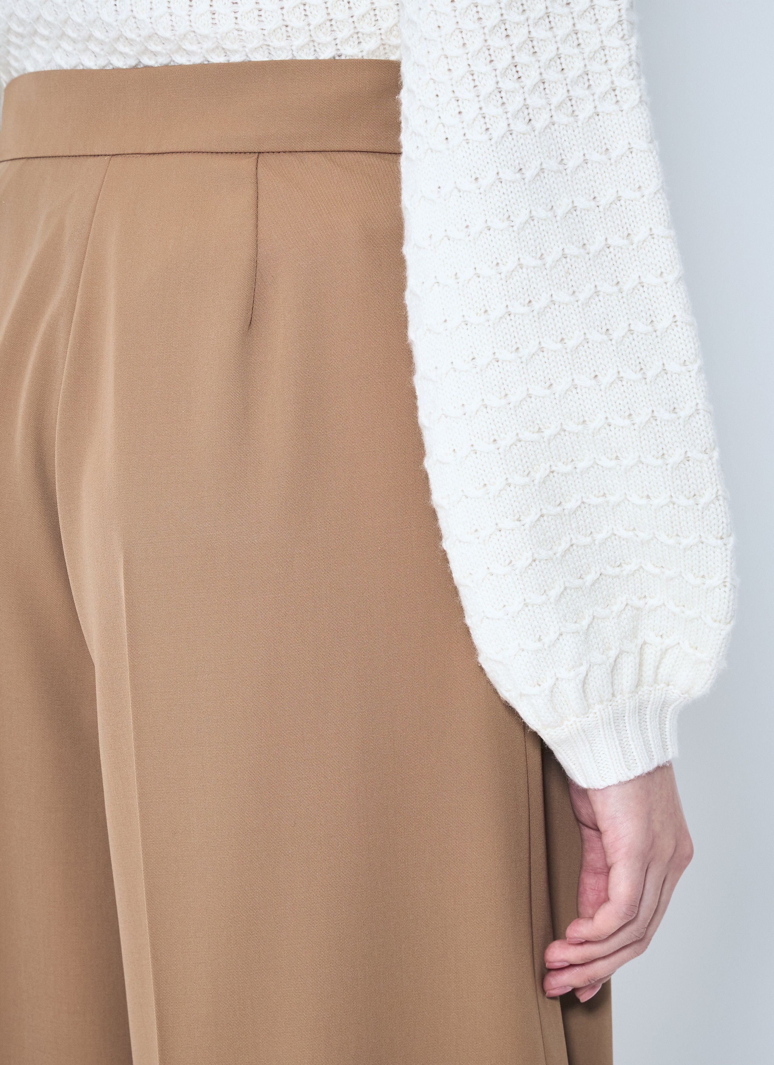 Max Mara Gabardine Wool Pants Size 32" / US 10 / IT 46 - 6 Thumbnail