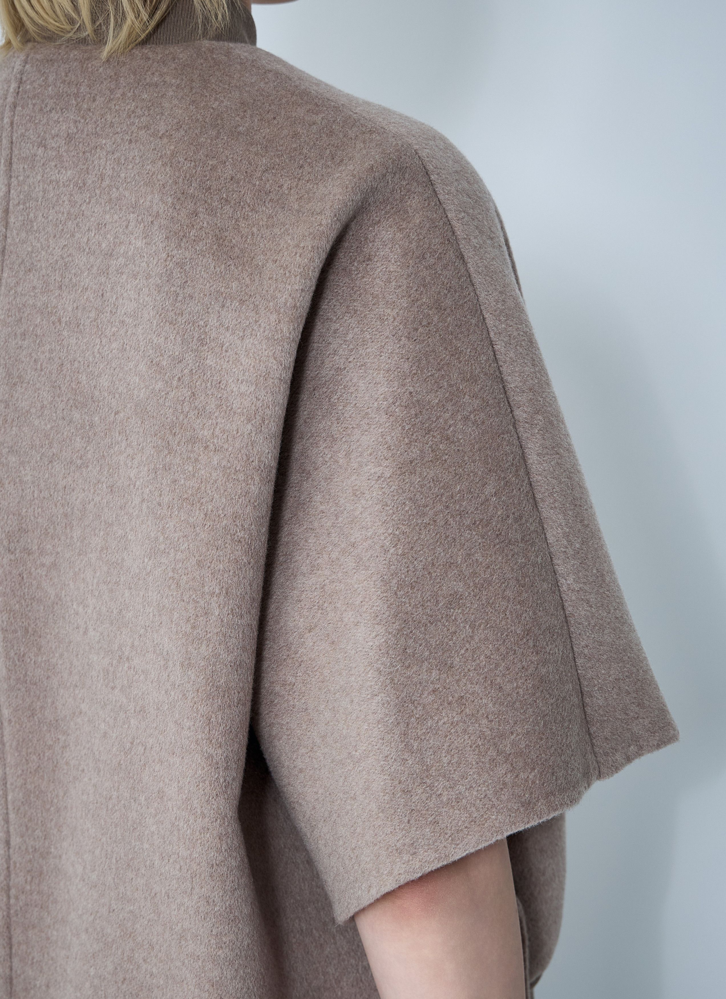 Max Mara Cashmere Logo Motif Poncho Size L / US 10 / IT 46 - 6 Thumbnail