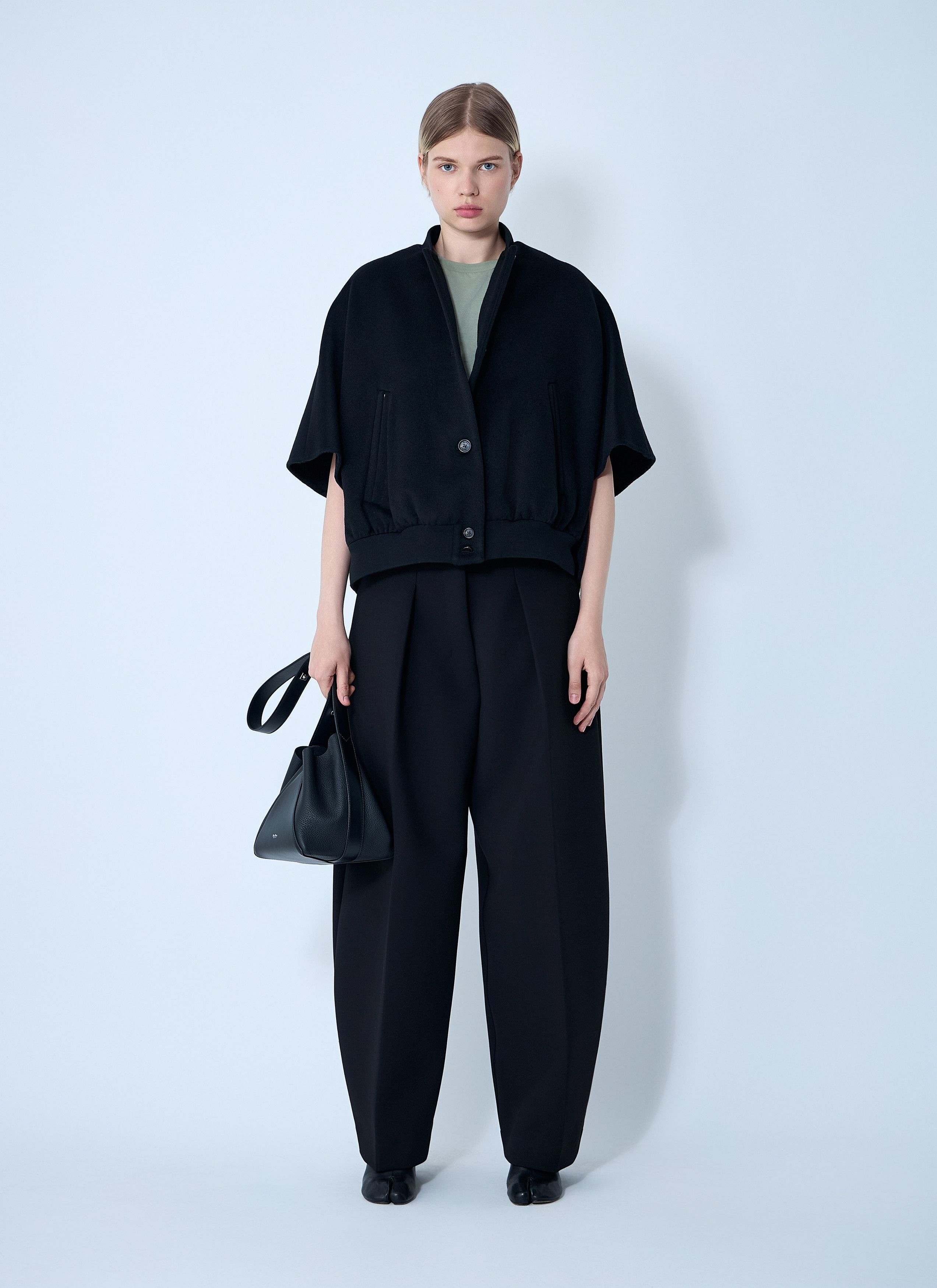 Max Mara Cashmere Cropped Sleeve Jacket Size L / US 10 / IT 46 - 2 Thumbnail