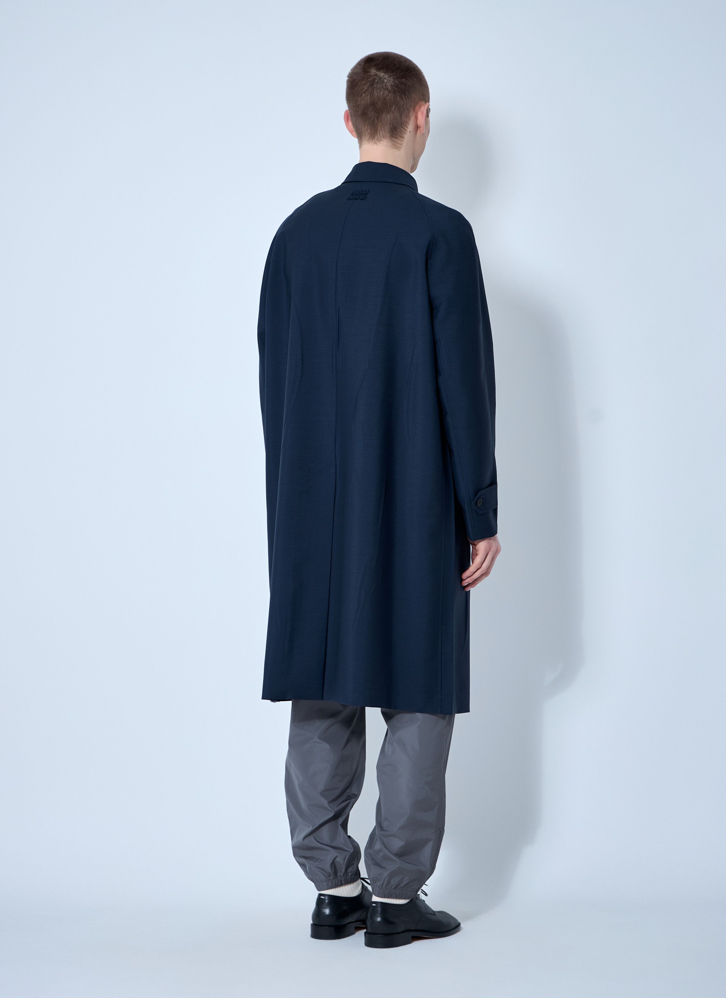 Miu Miu Single-Breasted Mohair Coat Size US L / EU 52-54 / 3 - 4 Thumbnail