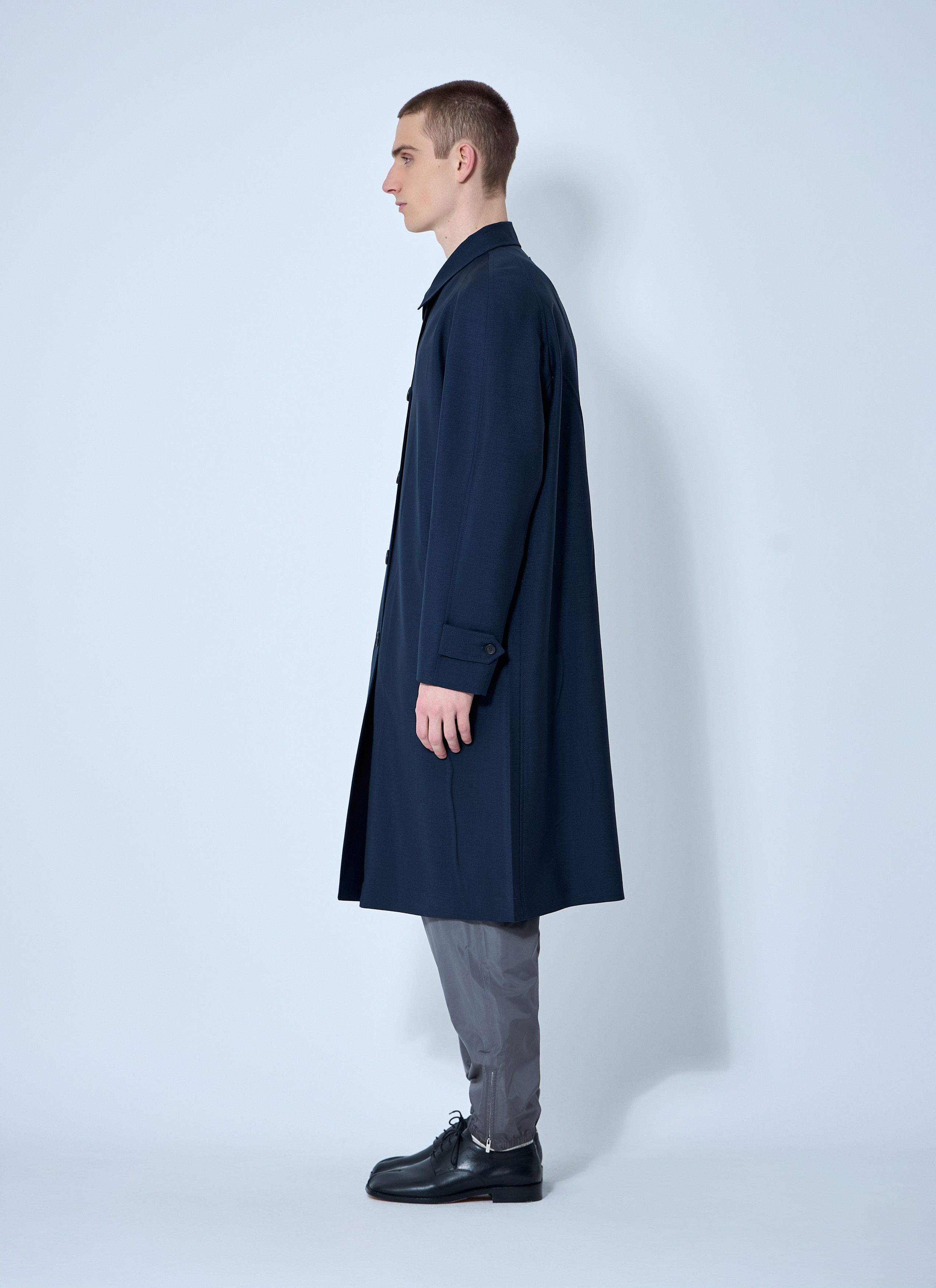 Miu Miu Single-Breasted Mohair Coat Size US L / EU 52-54 / 3 - 3 Thumbnail