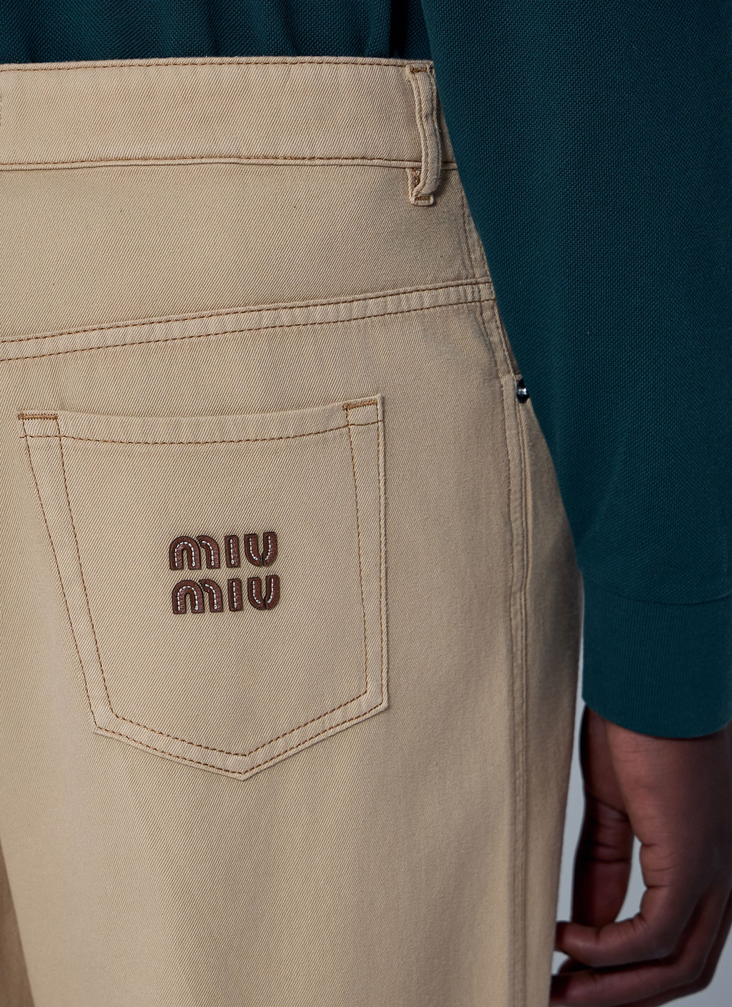 Miu Miu Logo Motif Jeans Size US 34 / EU 50 - 5 Thumbnail