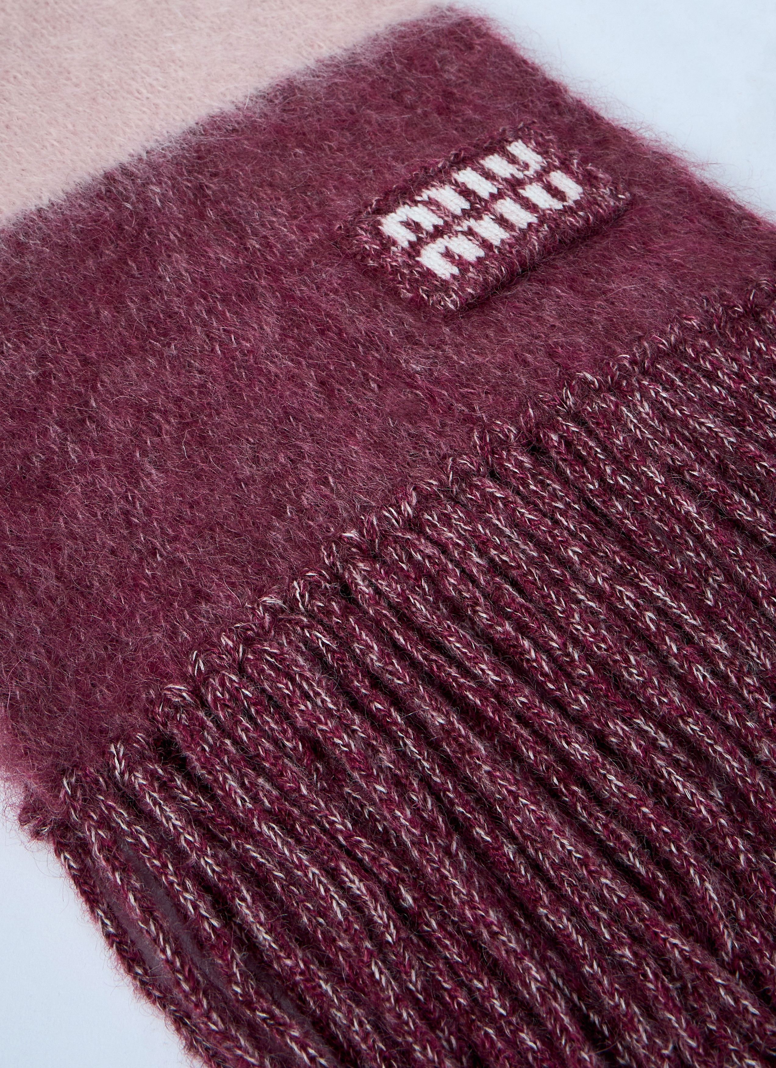 Miu Miu Logo Motif Scarf Size ONE SIZE - 7 Thumbnail