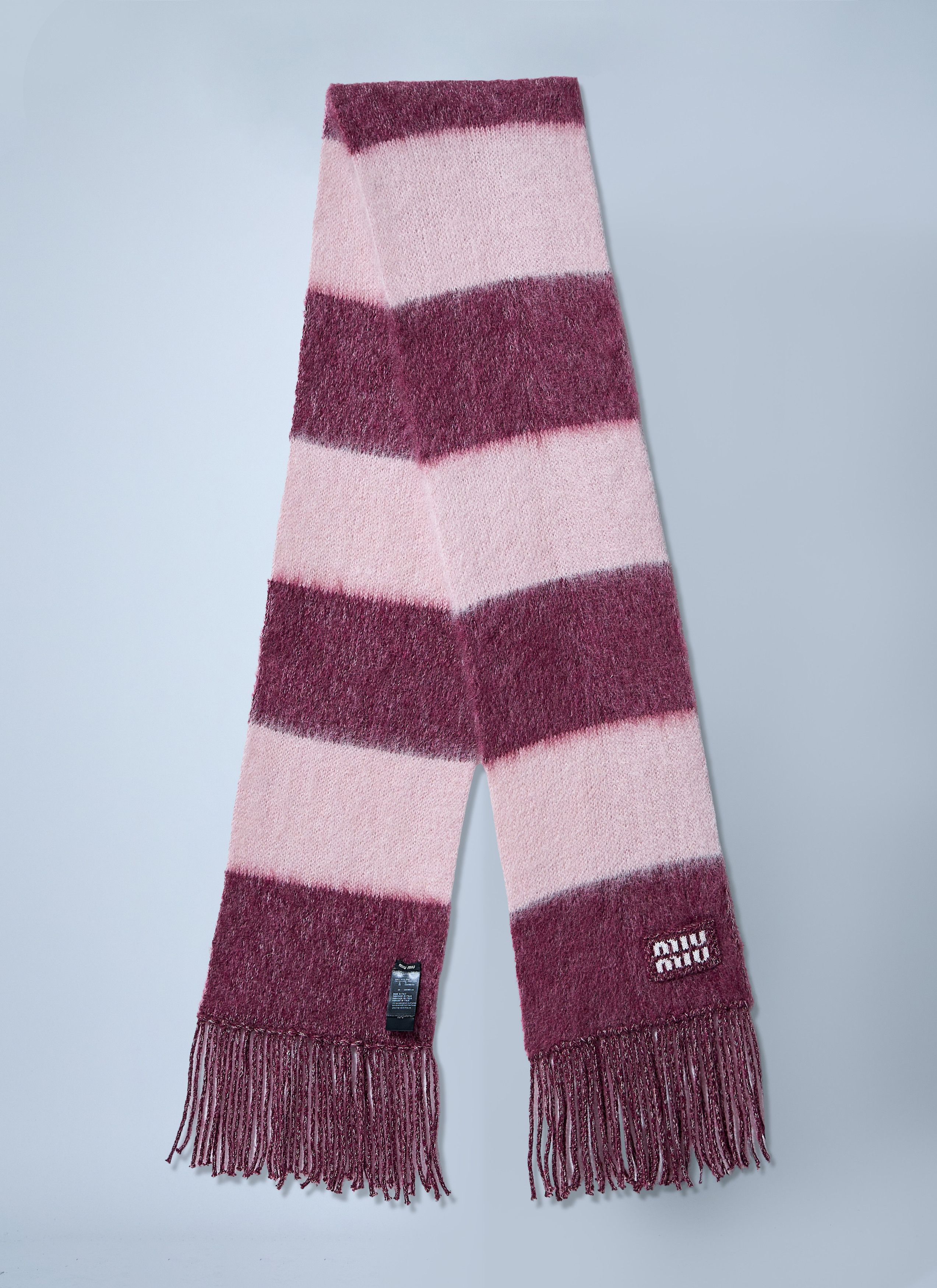Miu Miu Logo Motif Scarf Size ONE SIZE - 6 Thumbnail