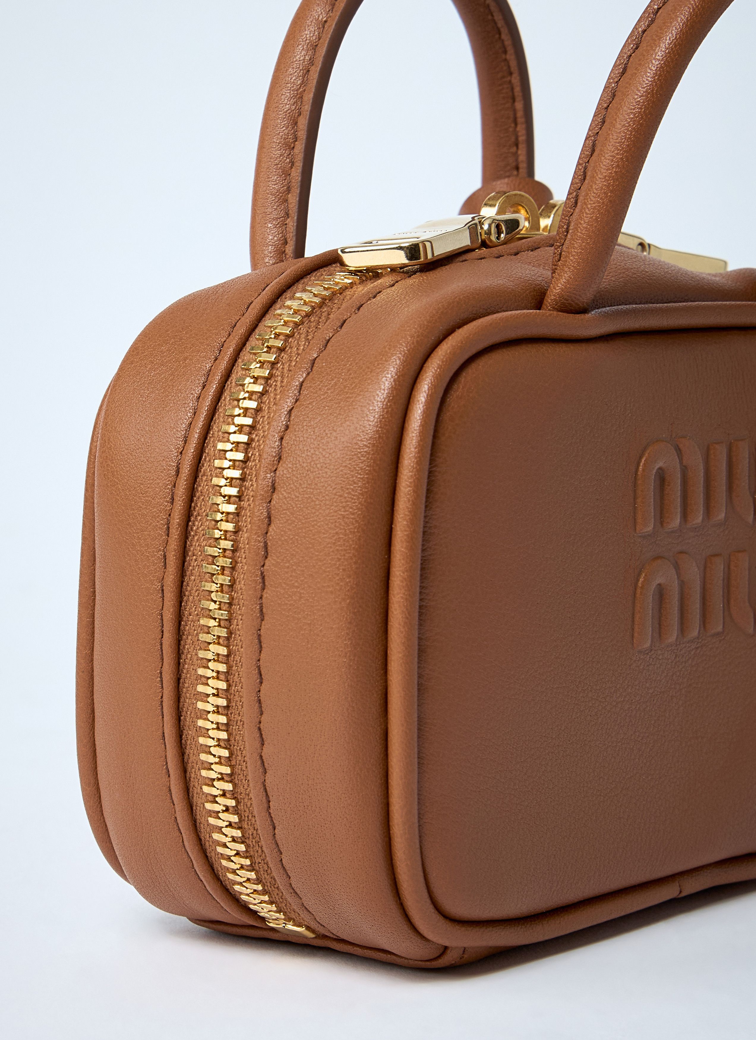 Miu Miu Micro Beau Leather Bag Size ONE SIZE - 4 Thumbnail