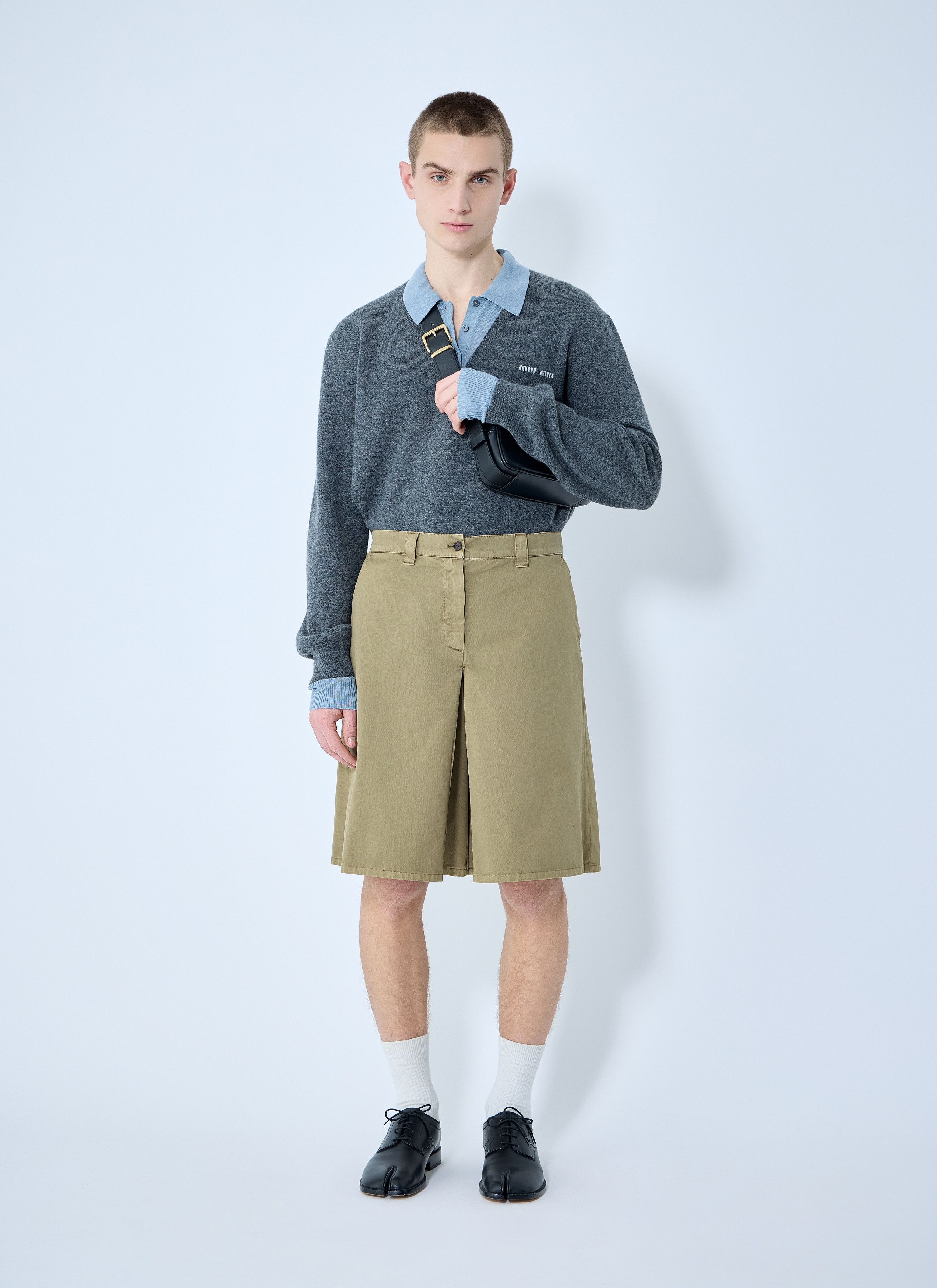 Miu Miu Garment-Dyed Skirt Size 34" / US 12 / IT 48 - 2 Thumbnail