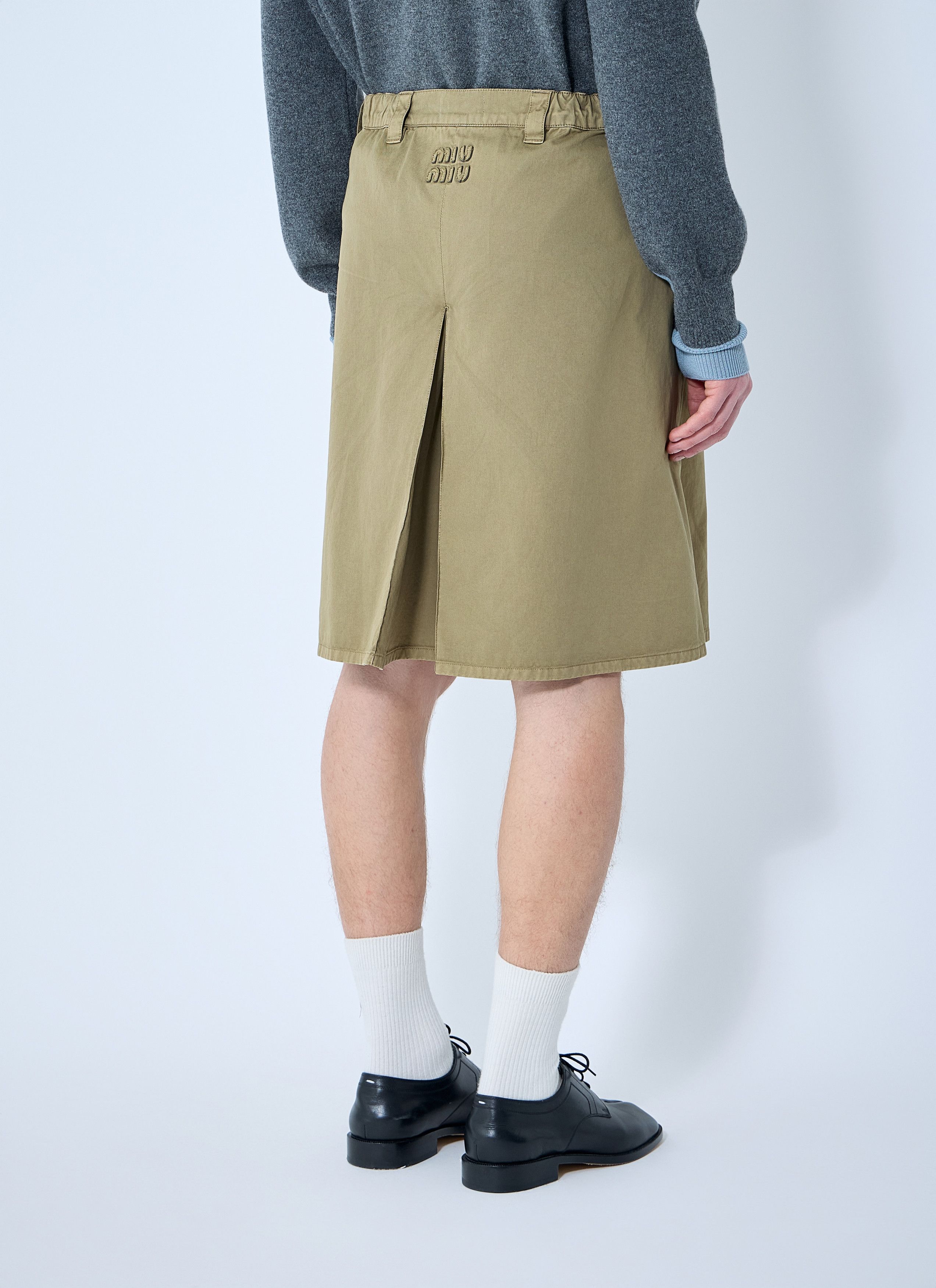 Miu Miu Garment-Dyed Skirt Size 34" / US 12 / IT 48 - 4 Thumbnail