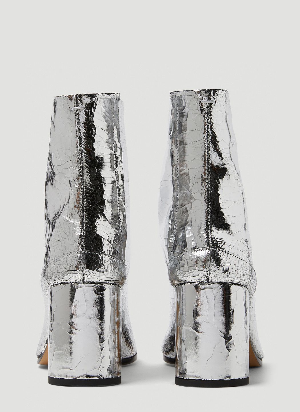 Maison Margiela Metallic Tabi H80 Boots Size US 6 / IT 36 - 4 Thumbnail