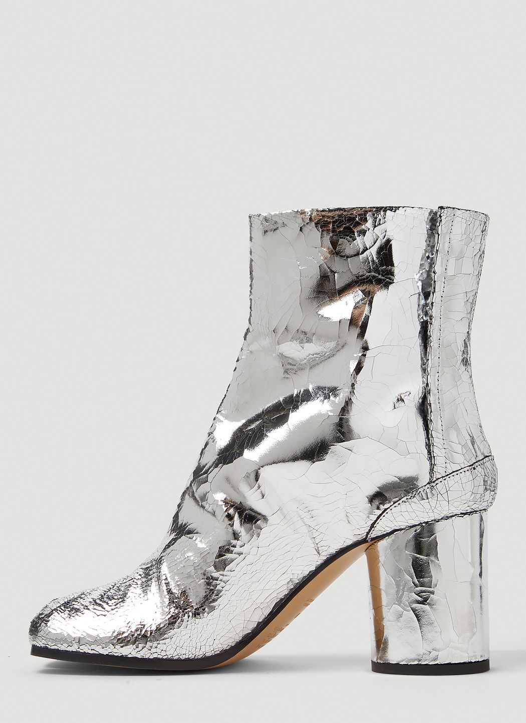 Maison Margiela Metallic Tabi H80 Boots Size US 6 / IT 36 - 3 Thumbnail