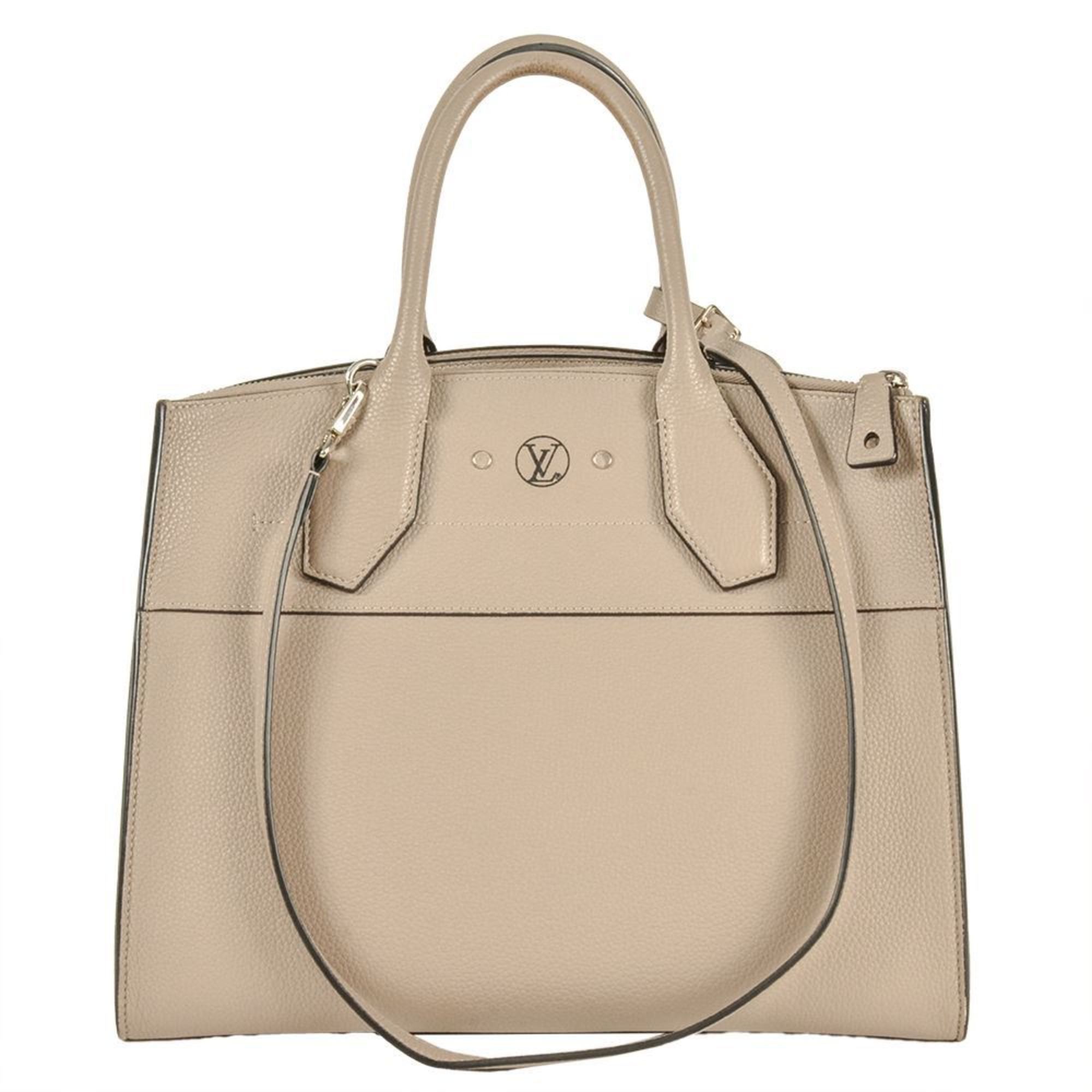 Louis Vuitton Louis Vuitton City Steamer MM Handbag Leather M53017 Galle FO2157 Beige Women's Size ONE SIZE - 2 Thumbnail