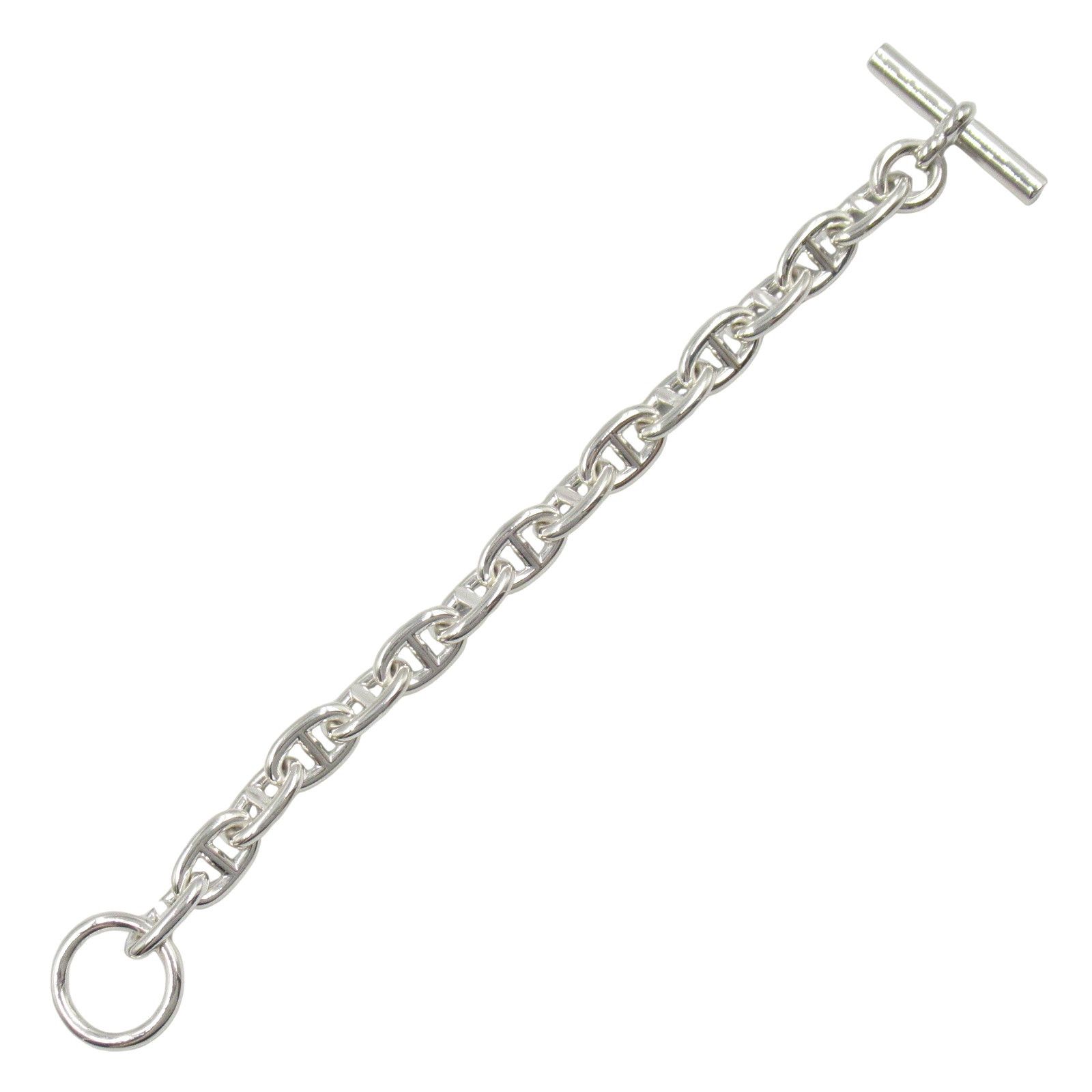 Hermes Hermes Hermes Chaine d'Ancre Silver 925 Bracelet Metal Bracelet Size ONE SIZE - 3 Thumbnail