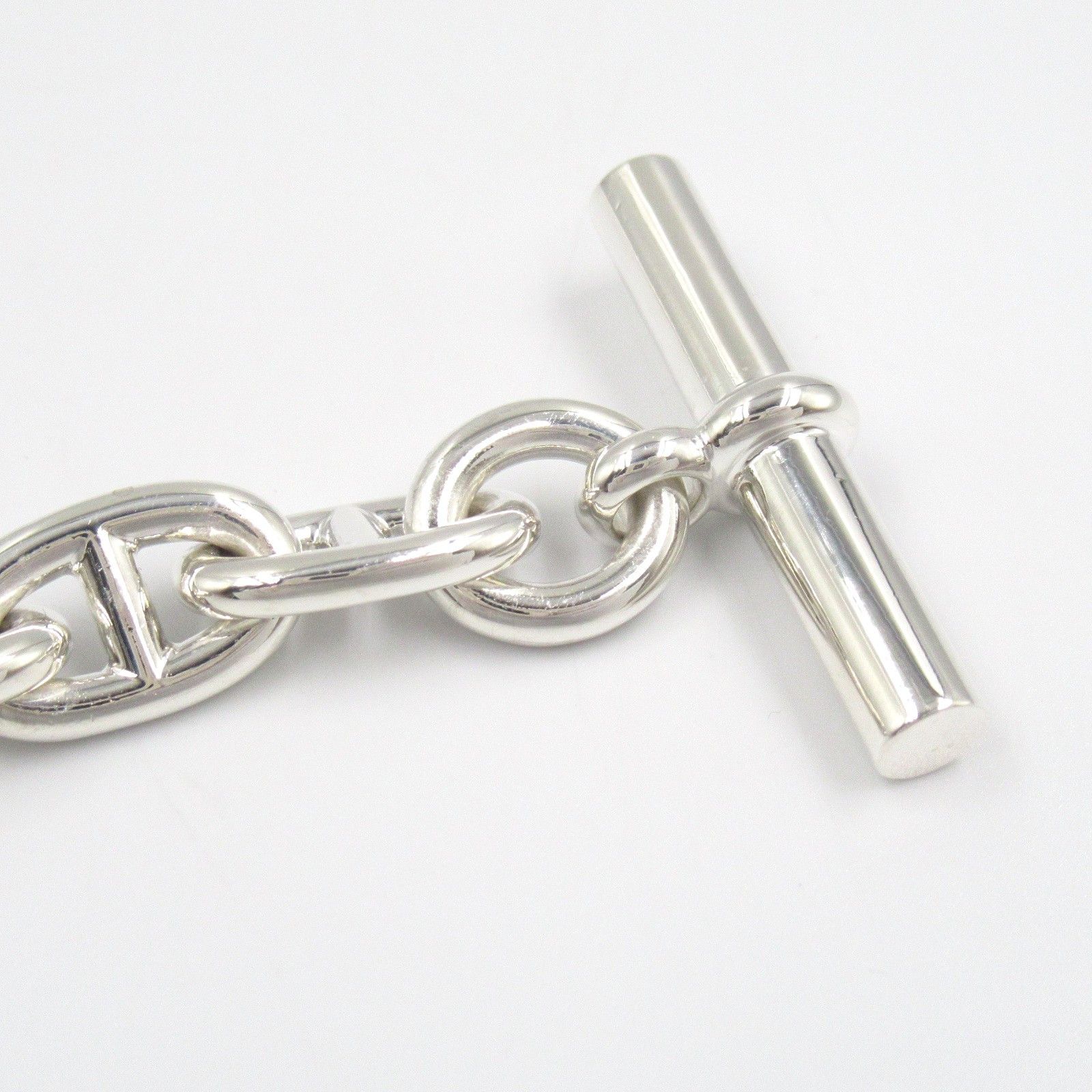 Hermes Hermes Hermes Chaine d'Ancre Silver 925 Bracelet Metal Bracelet Size ONE SIZE - 5 Thumbnail