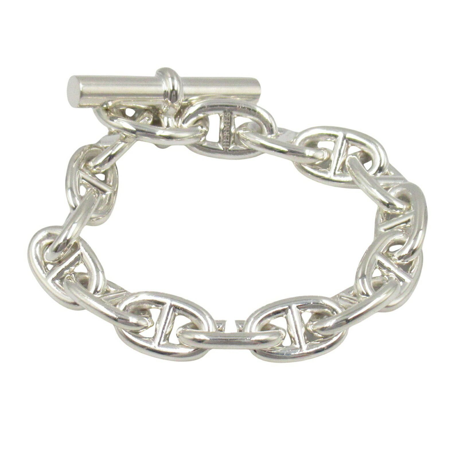 Hermes Hermes Hermes Chaine d'Ancre Silver 925 Bracelet Metal Bracelet Size ONE SIZE - 2 Thumbnail