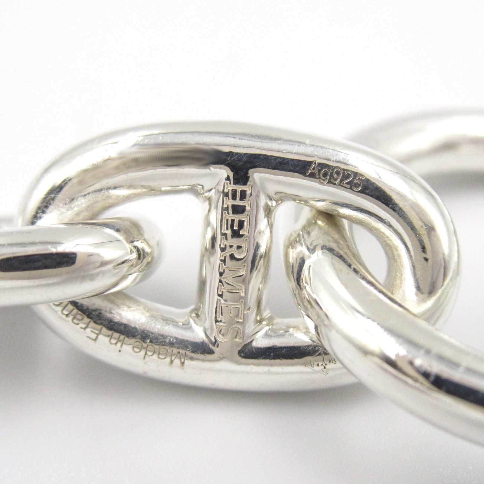 Hermes Hermes Hermes Chaine d'Ancre Silver 925 Bracelet Metal Bracelet Size ONE SIZE - 4 Thumbnail