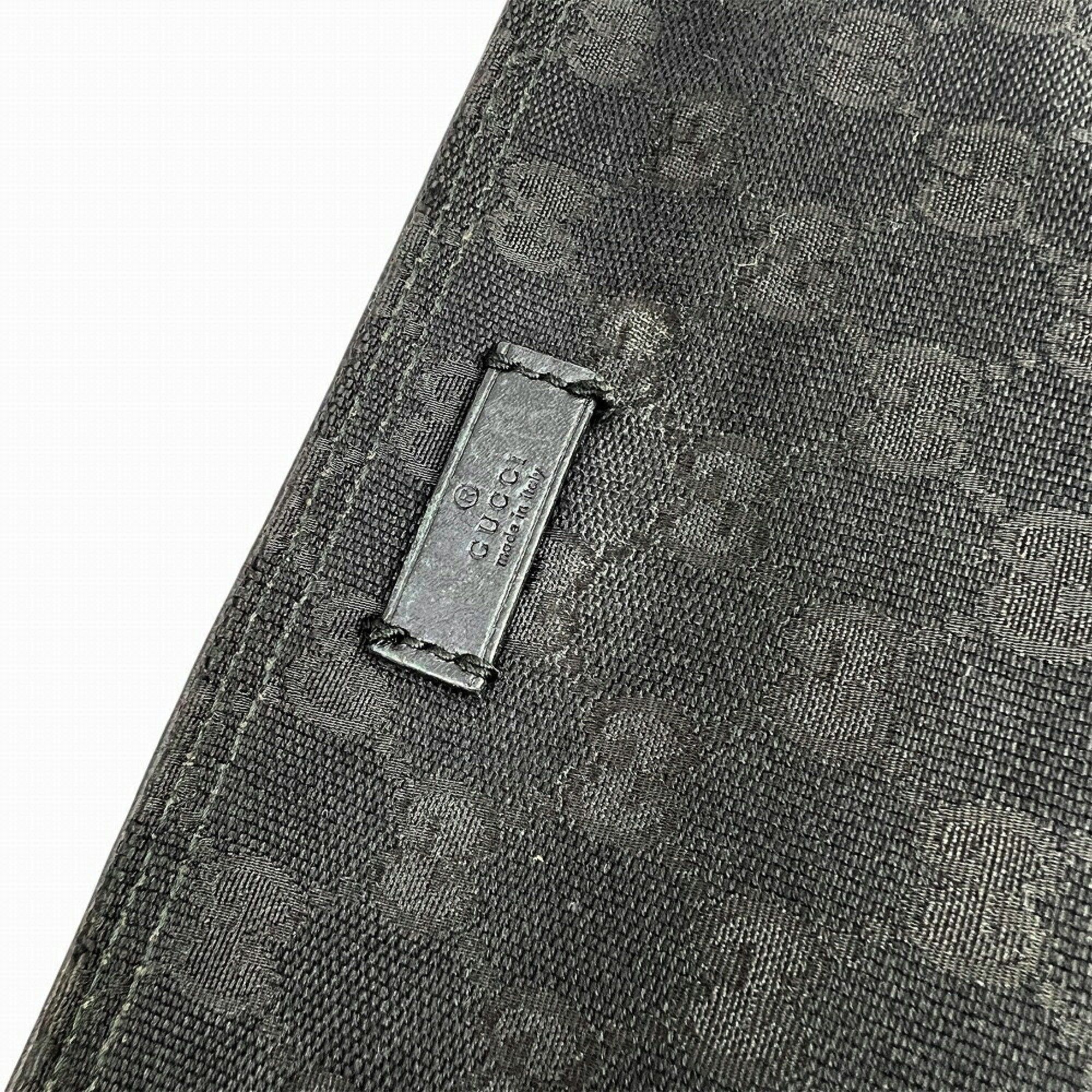 Gucci GUCCI Shoulder Bag 337598 GG Canvas Sherry Line Black Leather Men's Size ONE SIZE - 5 Thumbnail