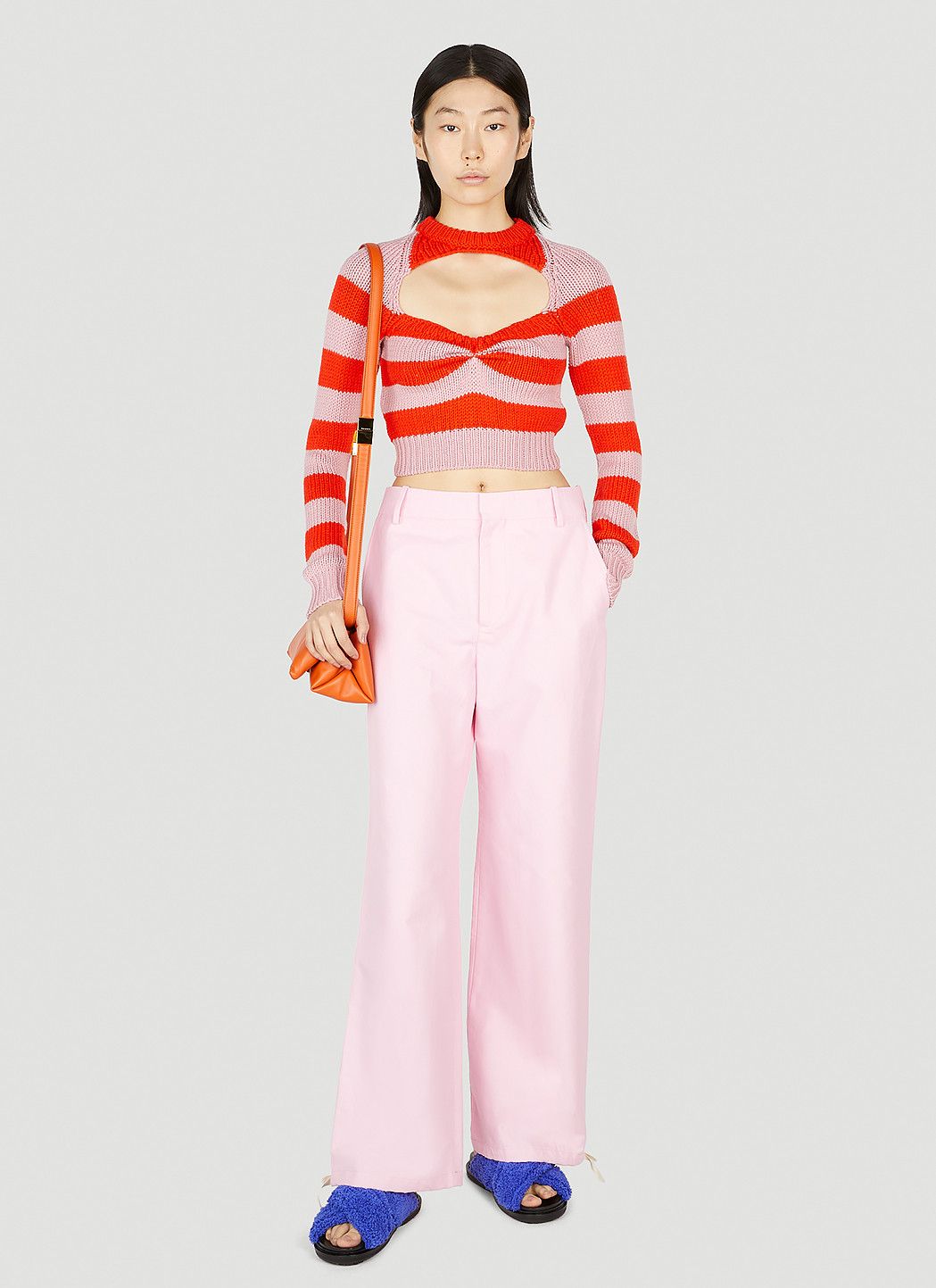Marni Straight Leg Drawstring Pants Size 28" / US 6 / IT 42 - 2 Thumbnail