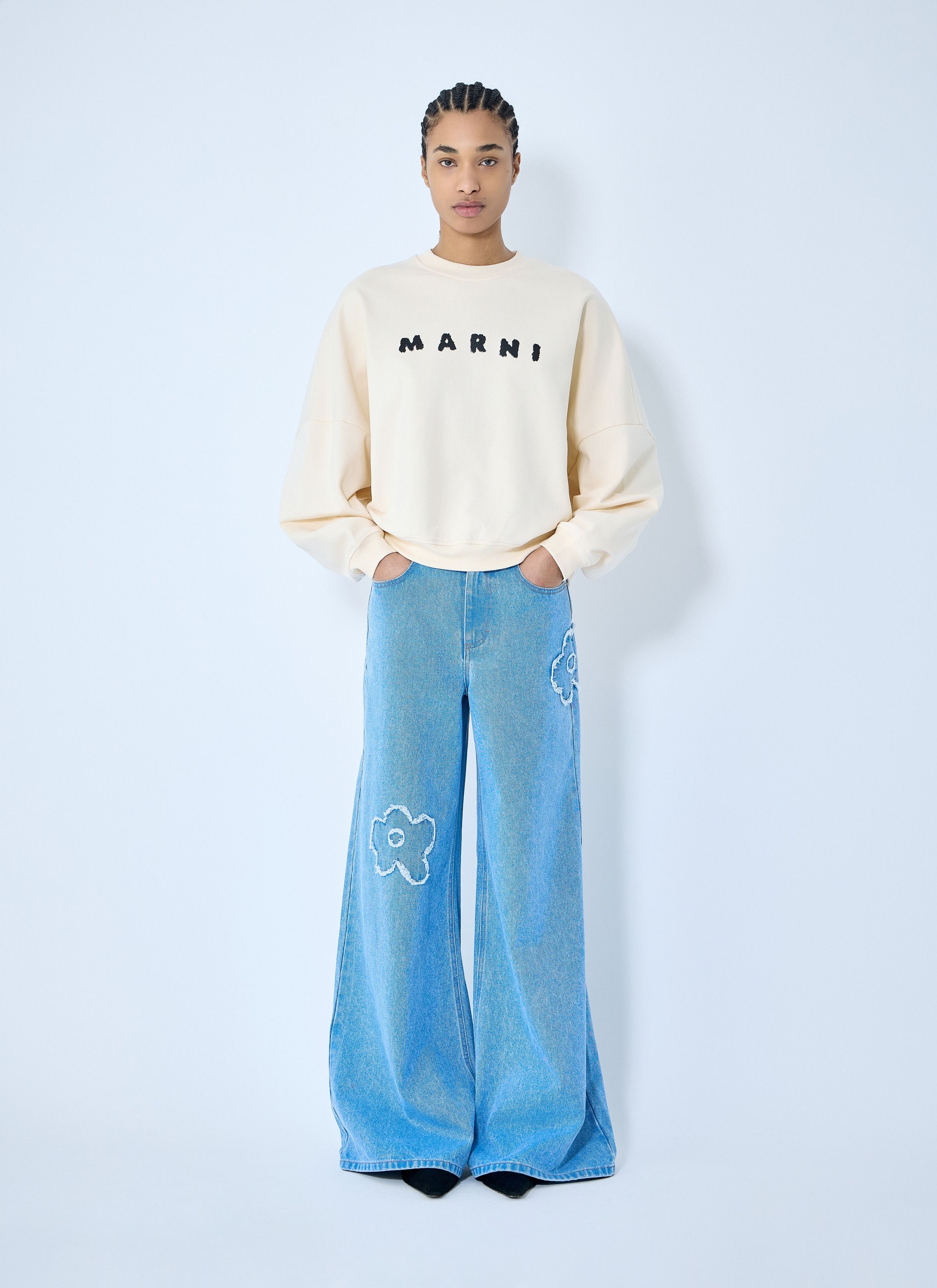 Marni Logo Print Sweatshirt Size M / US 6-8 / IT 42-44 - 2 Thumbnail