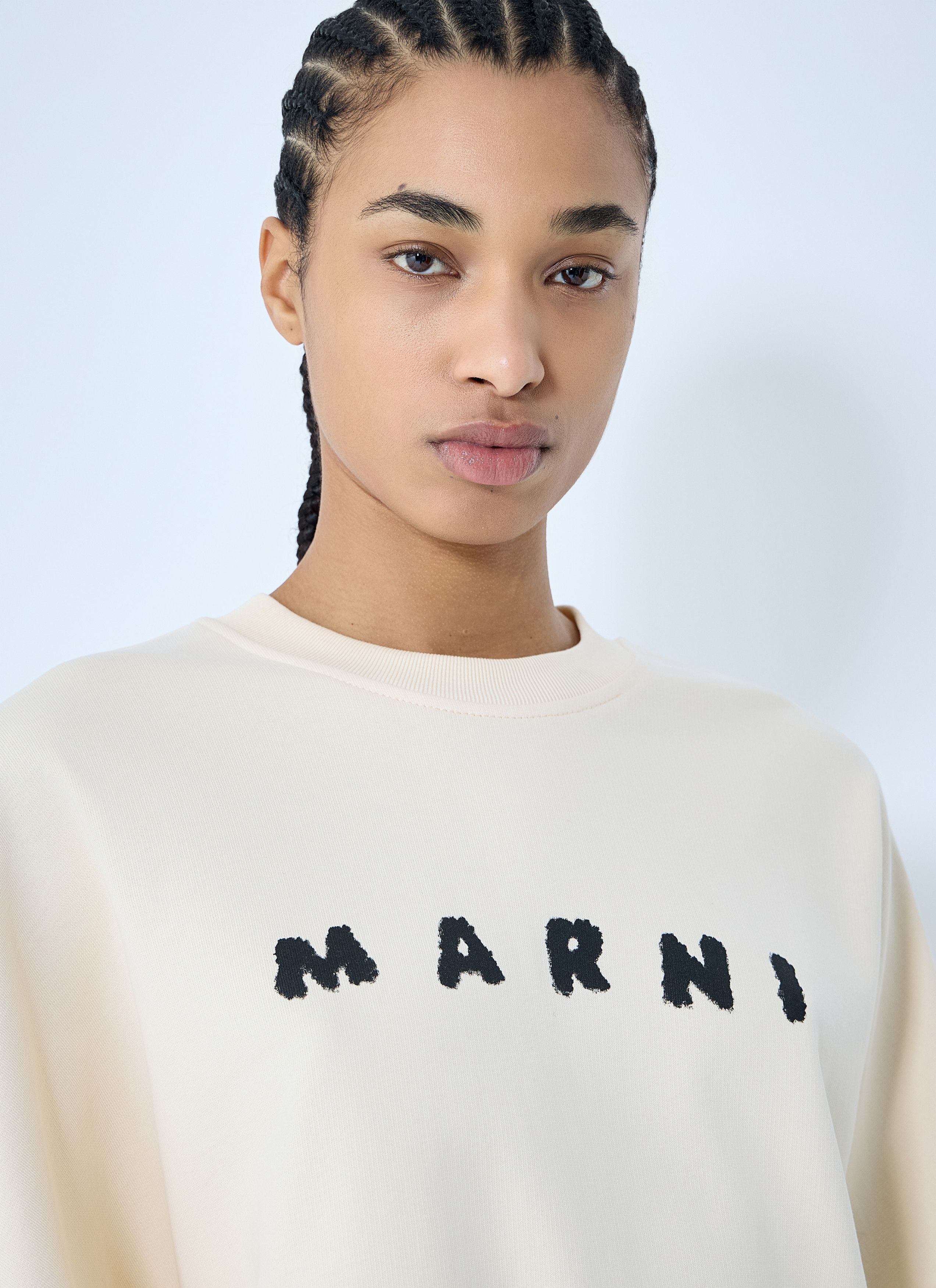 Marni Logo Print Sweatshirt Size M / US 6-8 / IT 42-44 - 5 Thumbnail