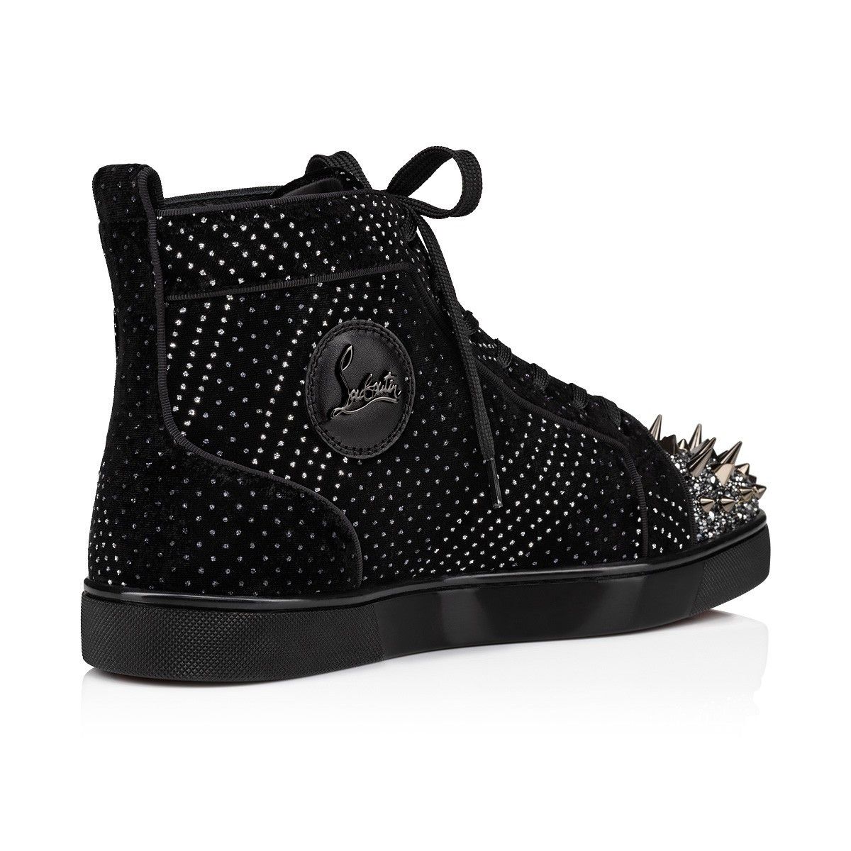 Christian Louboutin lou pik pik strass black Size US 13 / EU 46 - 5 Thumbnail