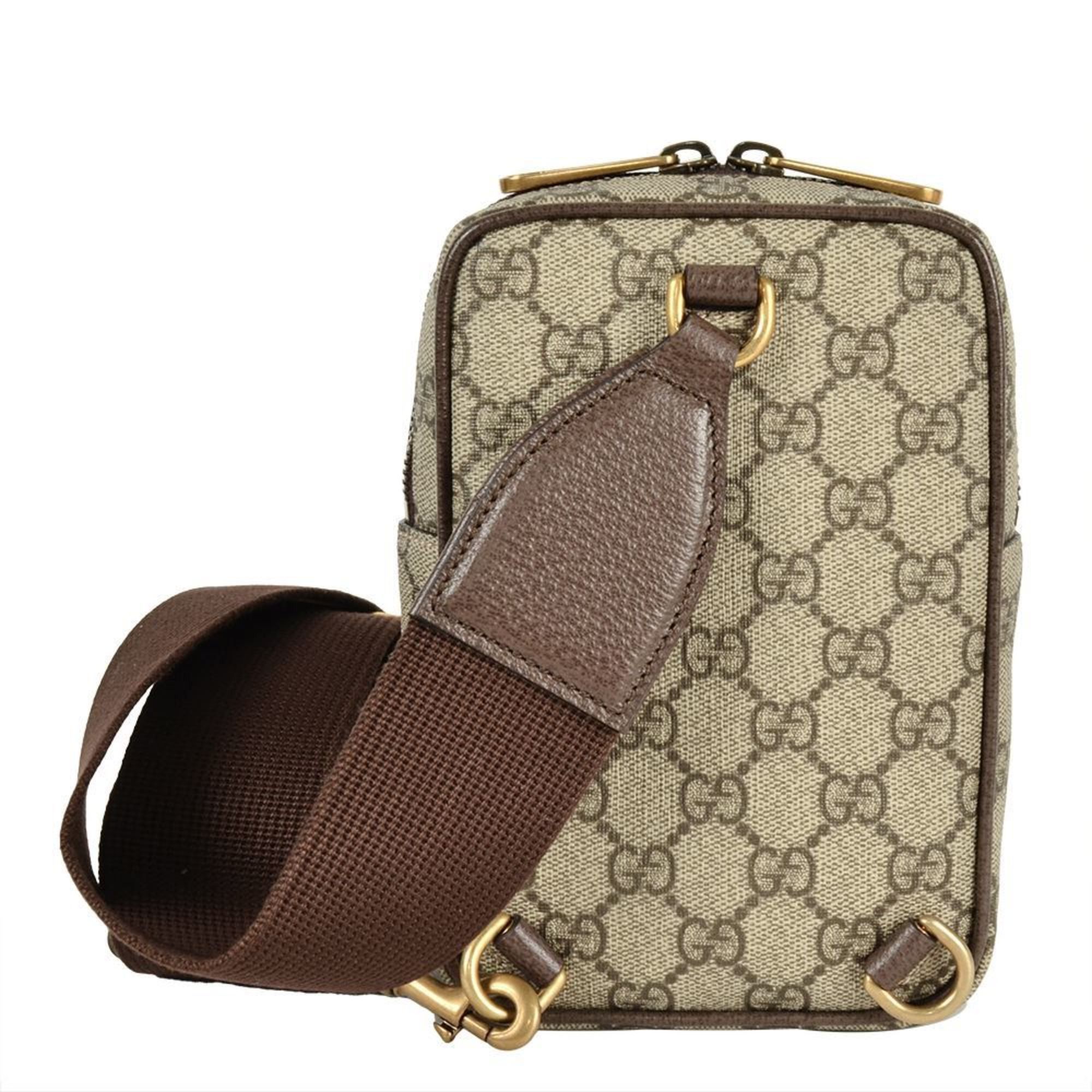 Gucci GUCCI Ophidia GG Supreme Shoulder Bag Body Canvas 752565 Beige Size ONE SIZE - 4 Thumbnail