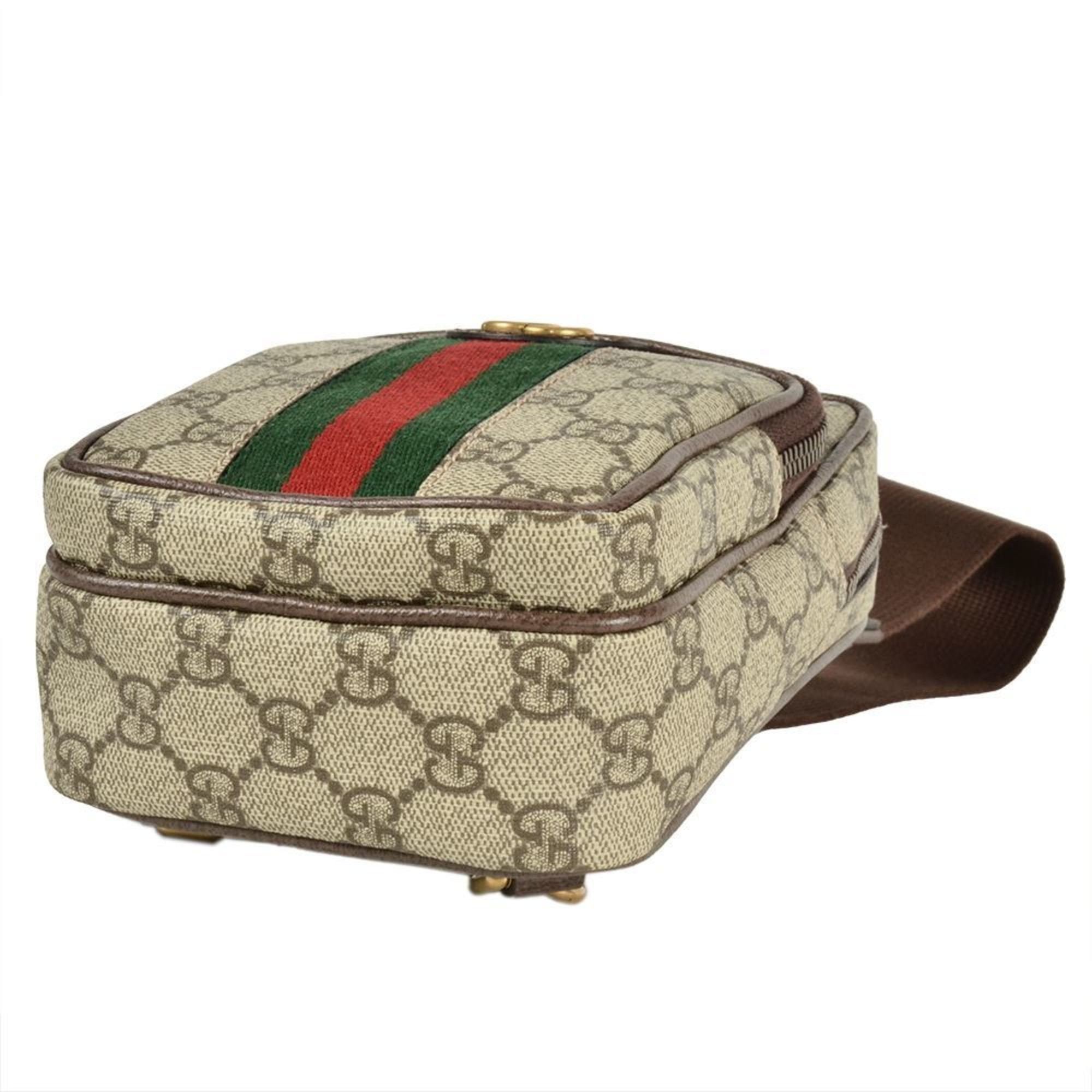 Gucci GUCCI Ophidia GG Supreme Shoulder Bag Body Canvas 752565 Beige Size ONE SIZE - 5 Thumbnail