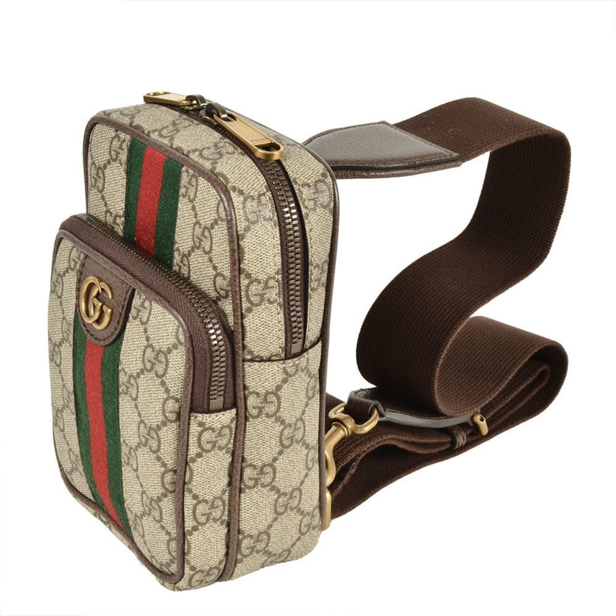 Gucci GUCCI Ophidia GG Supreme Shoulder Bag Body Canvas 752565 Beige Size ONE SIZE - 3 Thumbnail