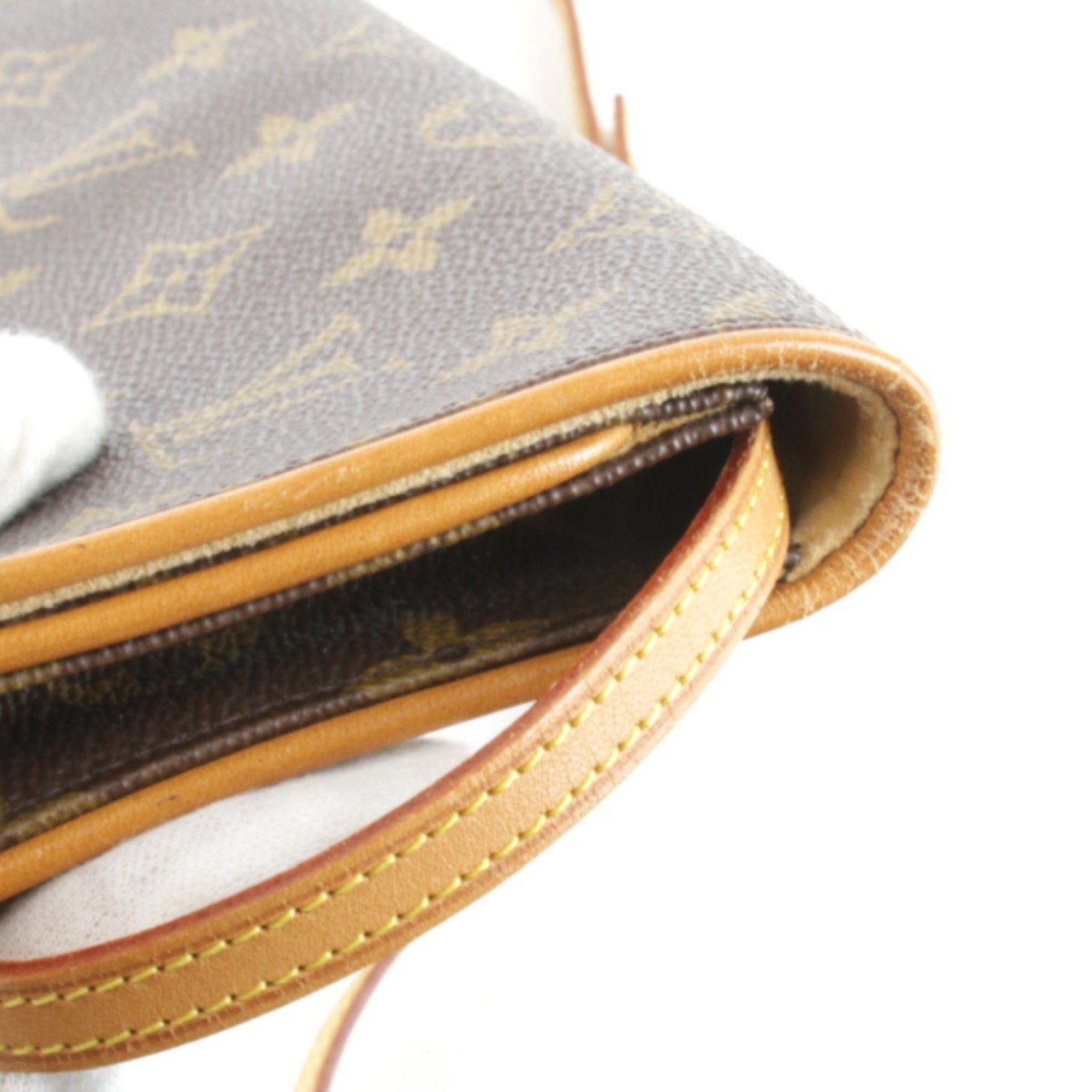 Louis Vuitton Louis Vuitton Pochette Twin GM M51852 Shoulder Bag Brown Monogram Canvas Size ONE SIZE - 6 Thumbnail