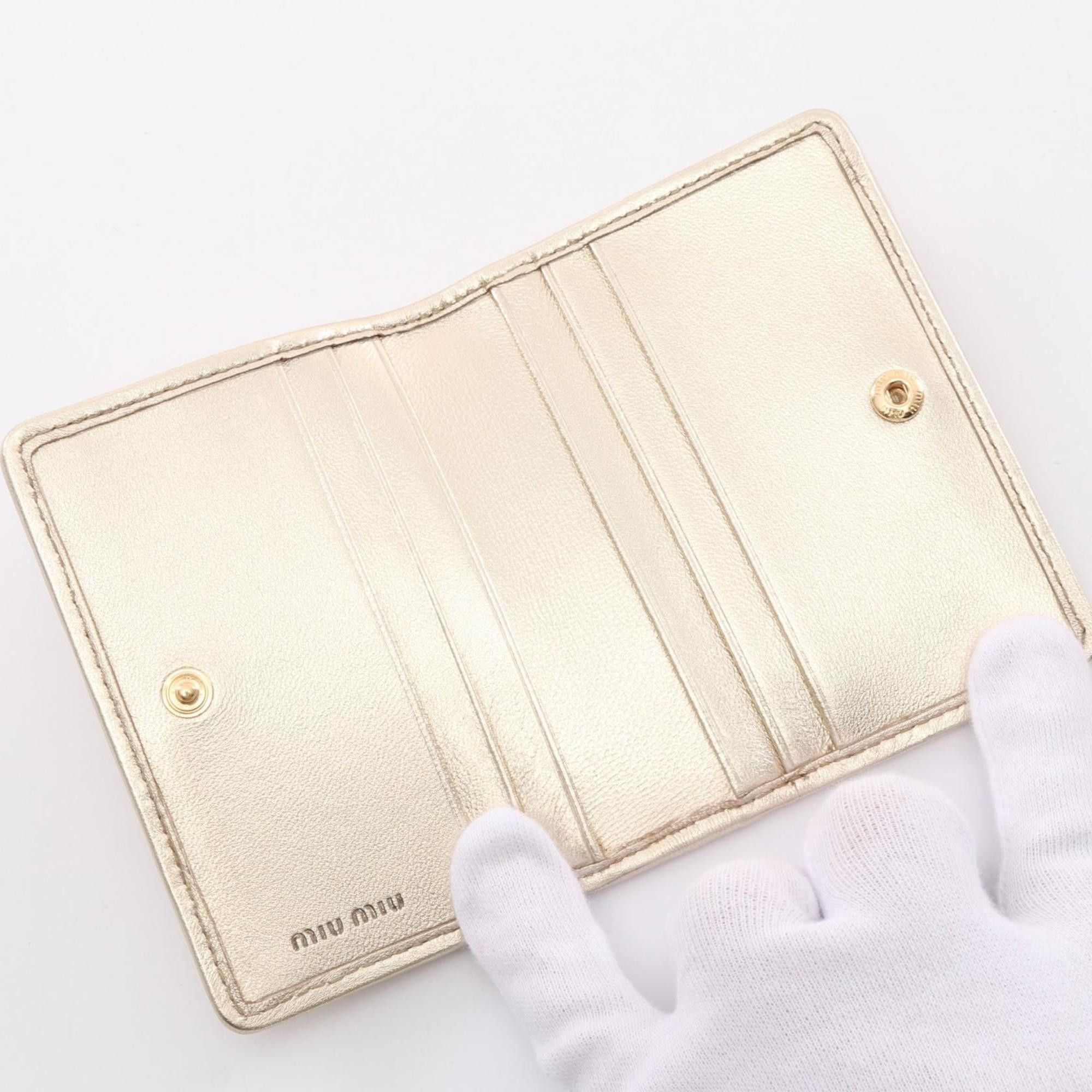 Miu Miu Miu Miu Matelassé wallet Size ONE SIZE - 3 Thumbnail