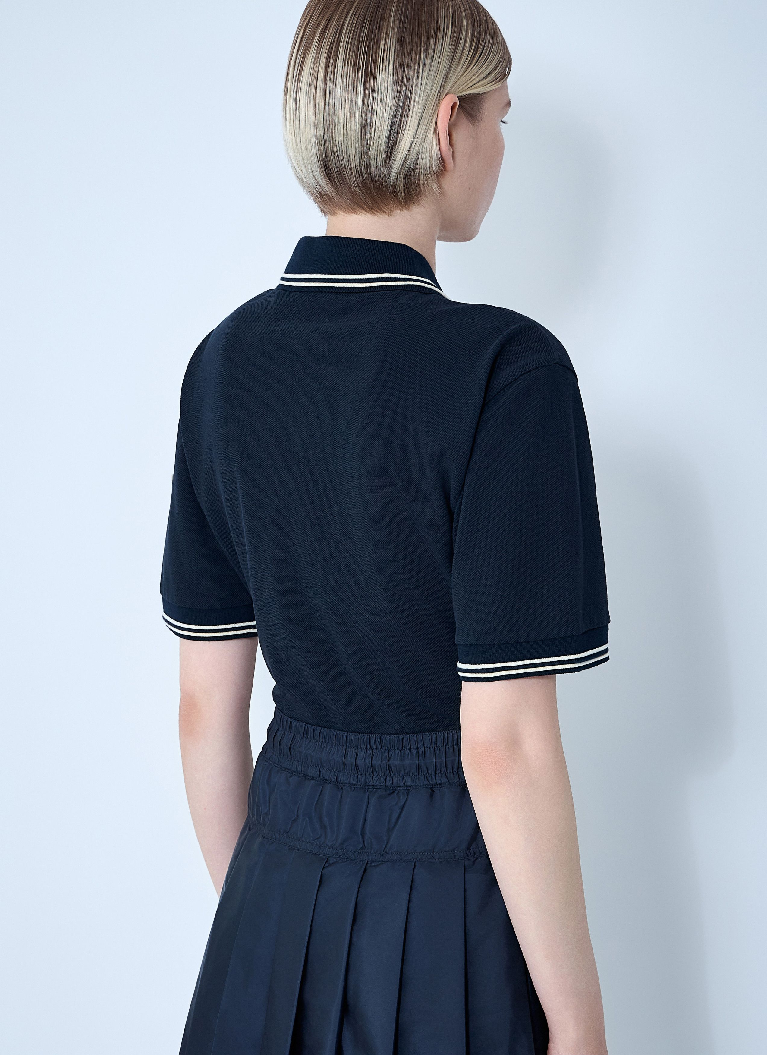 Moncler Piquet Polo Shirt Dress Size M / US 6-8 / IT 42-44 - 6 Thumbnail