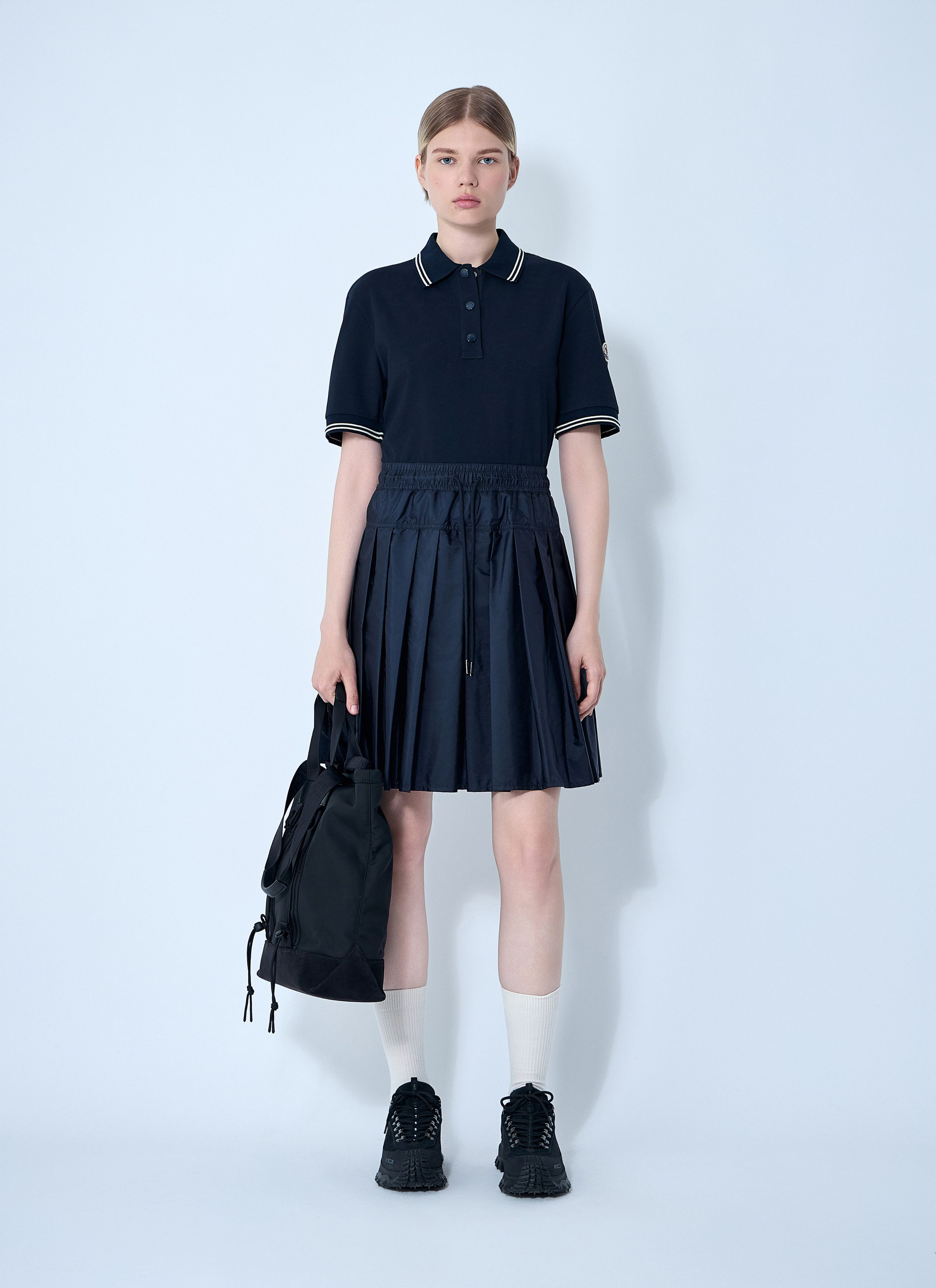 Moncler Piquet Polo Shirt Dress Size XS / US 0-2 / IT 36-38 - 2 Thumbnail
