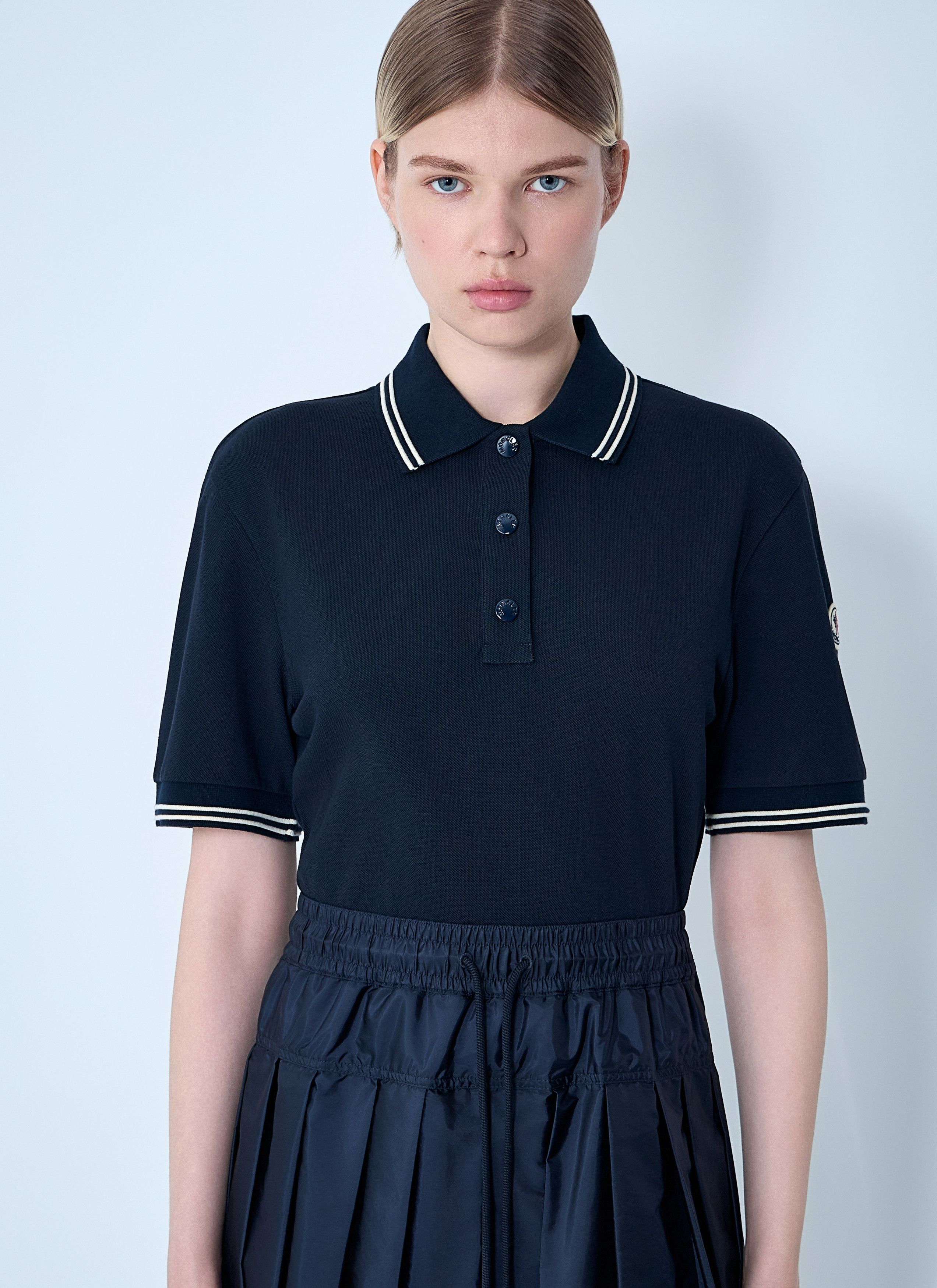 Moncler Piquet Polo Shirt Dress Size XS / US 0-2 / IT 36-38 - 5 Thumbnail