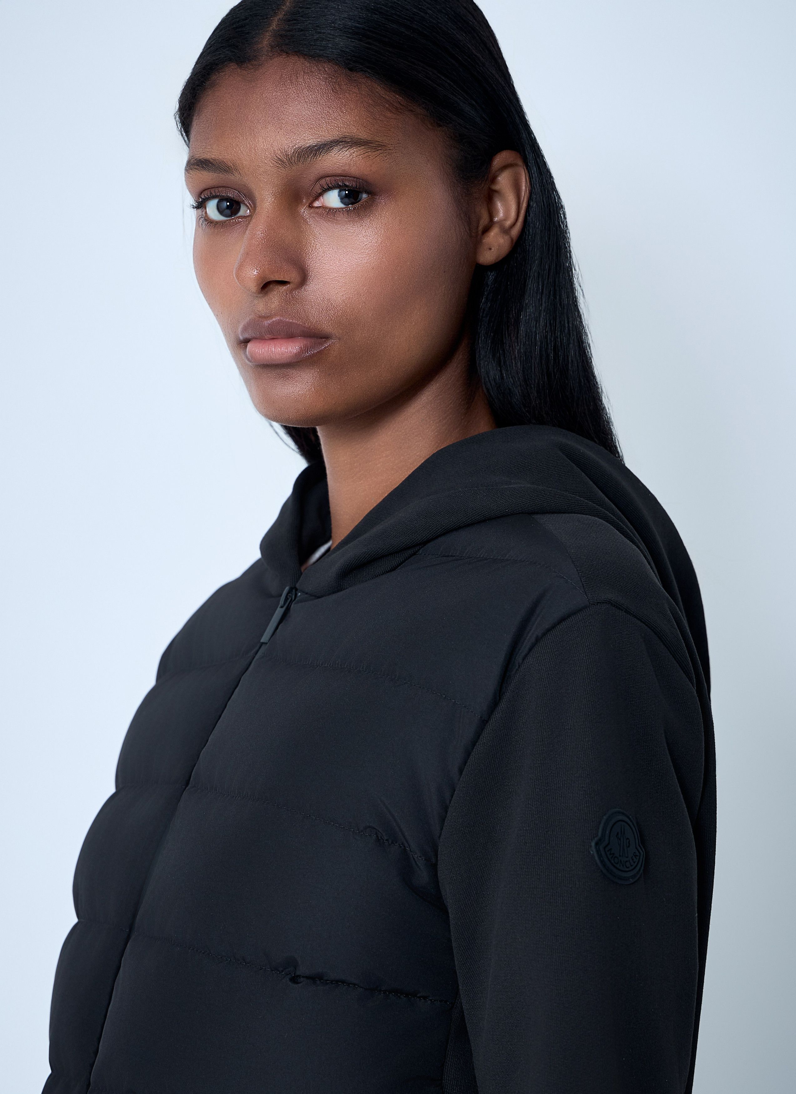 Moncler Quilted Hooded Cardigan Size XS / US 0-2 / IT 36-38 - 5 Thumbnail