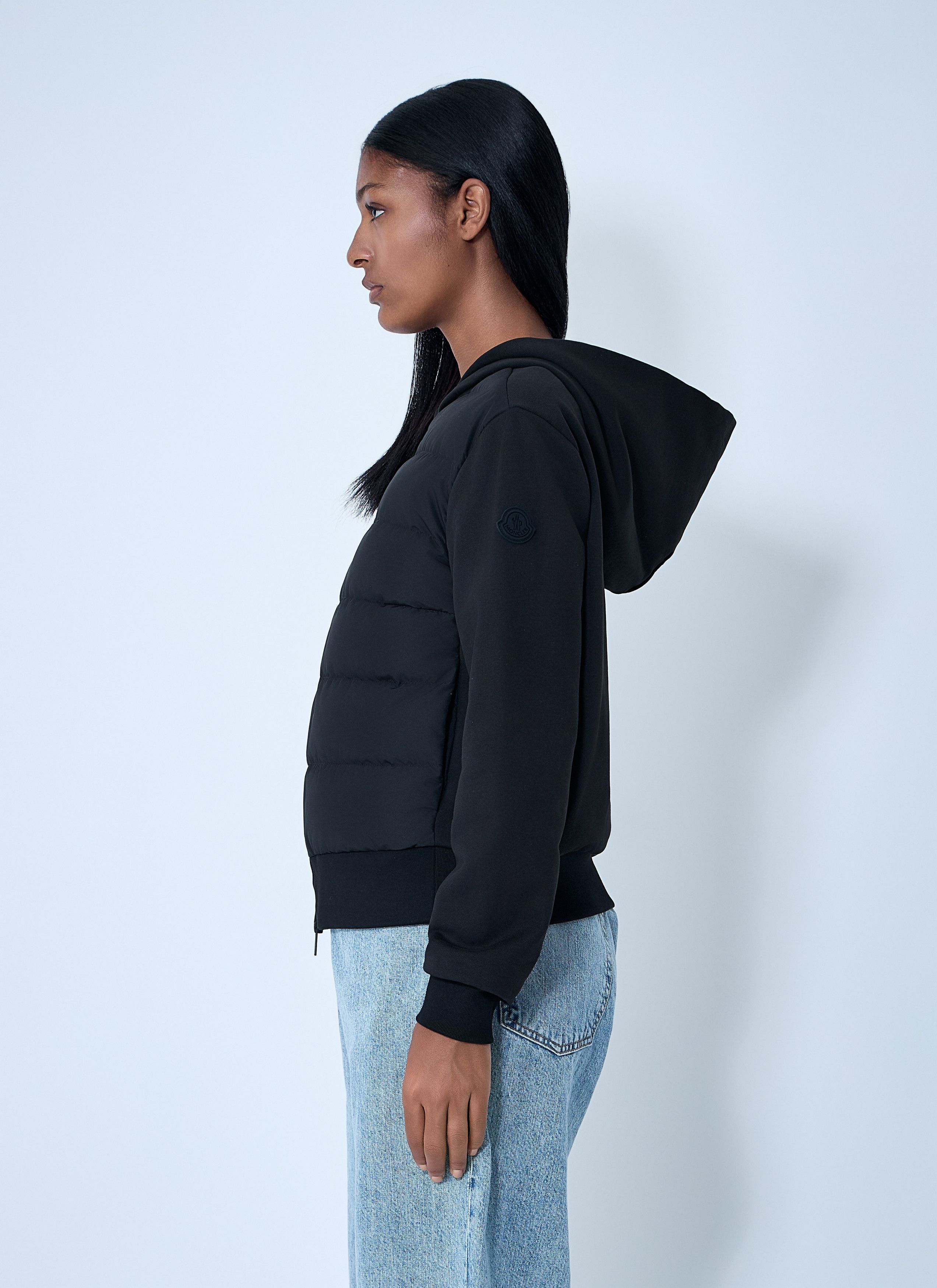 Moncler Quilted Hooded Cardigan Size XS / US 0-2 / IT 36-38 - 3 Thumbnail