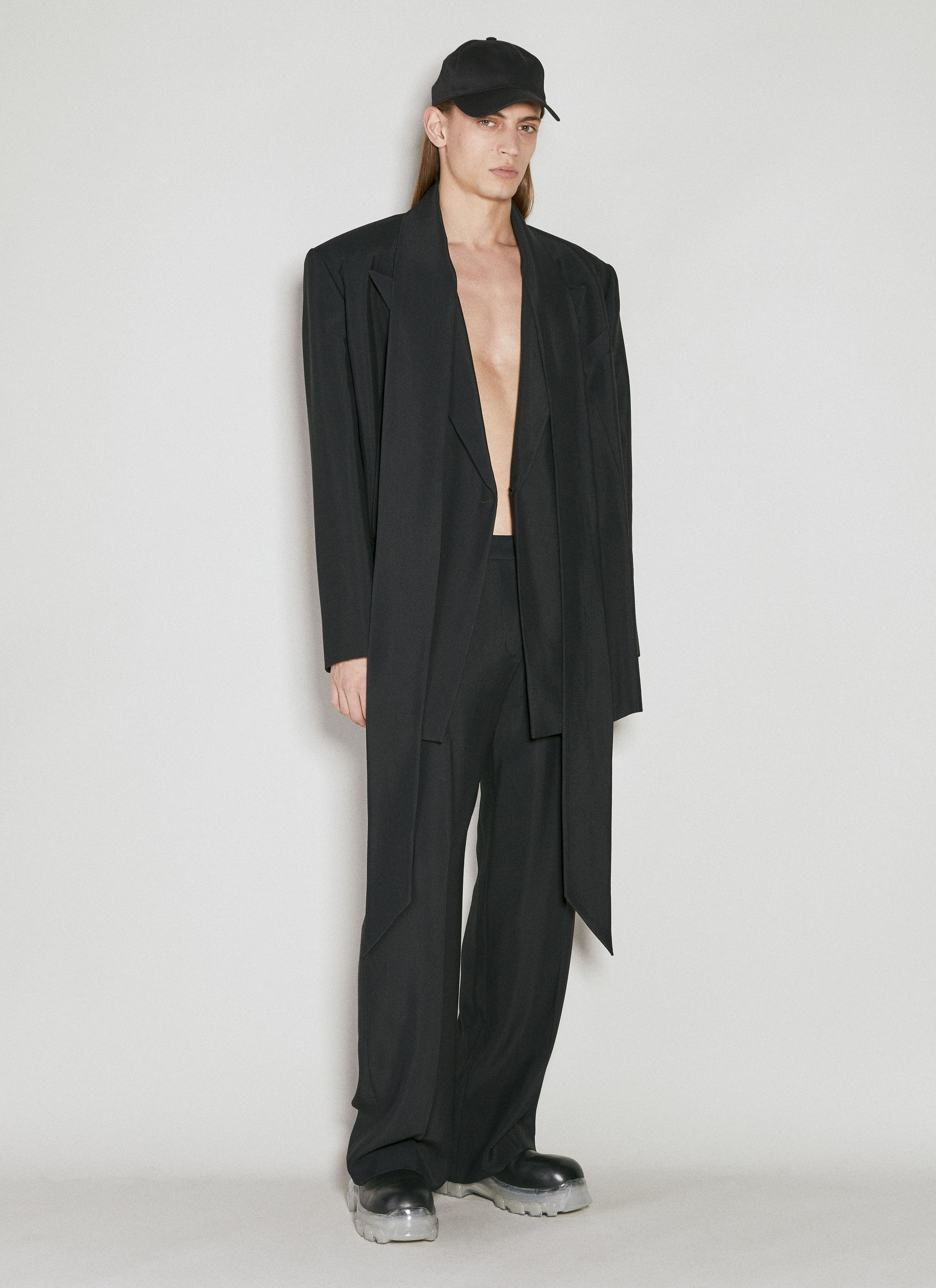 Mugler Cut-Out Tailored Pants Size 28" / US 6 / IT 42 - 2 Thumbnail