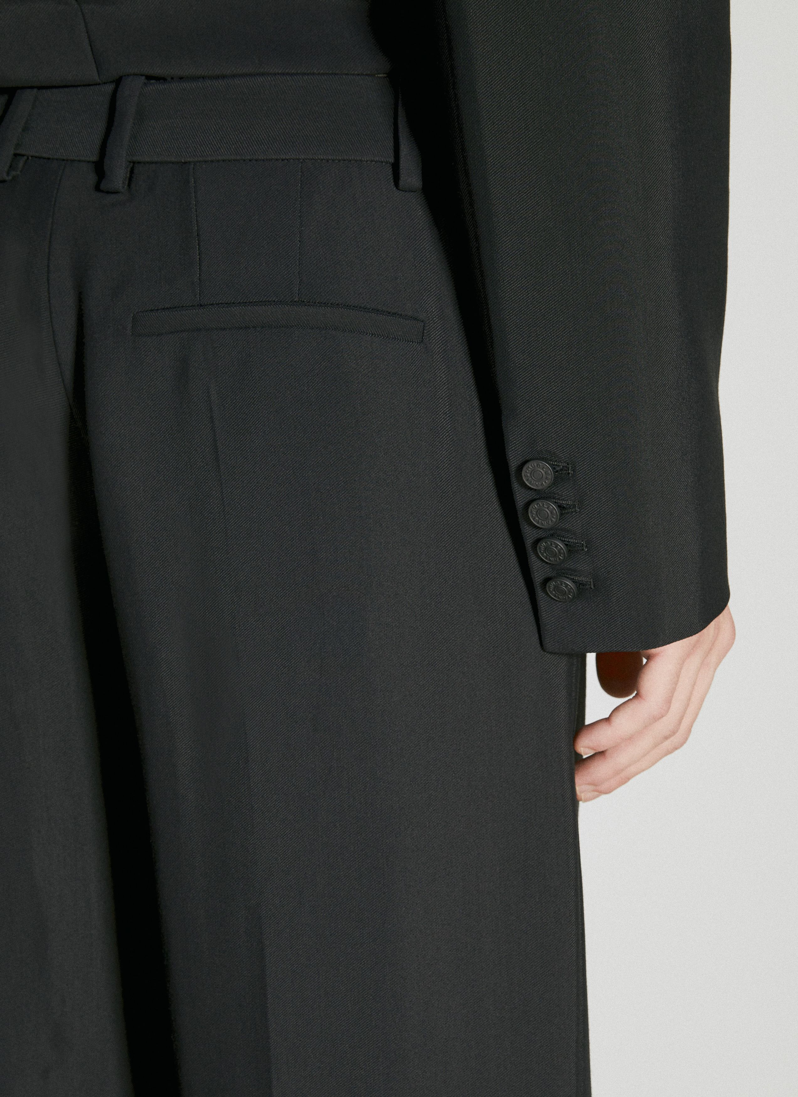 Mugler Cut-Out Tailored Pants Size 28" / US 6 / IT 42 - 5 Thumbnail