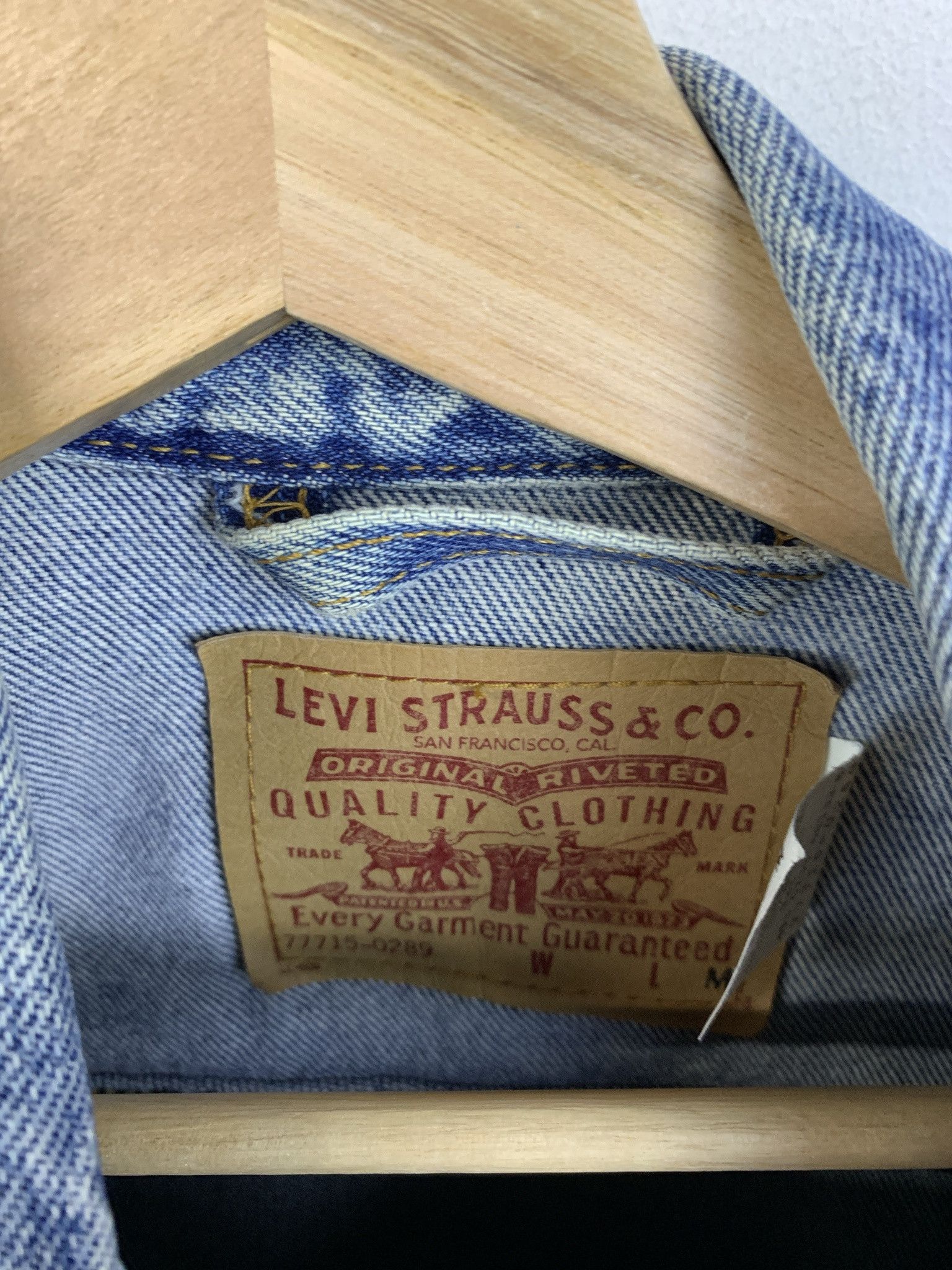 Levi's Vintage 1990s Levi's Denim Jacket XS Size US XS / EU 42 / 0 - 3 Thumbnail