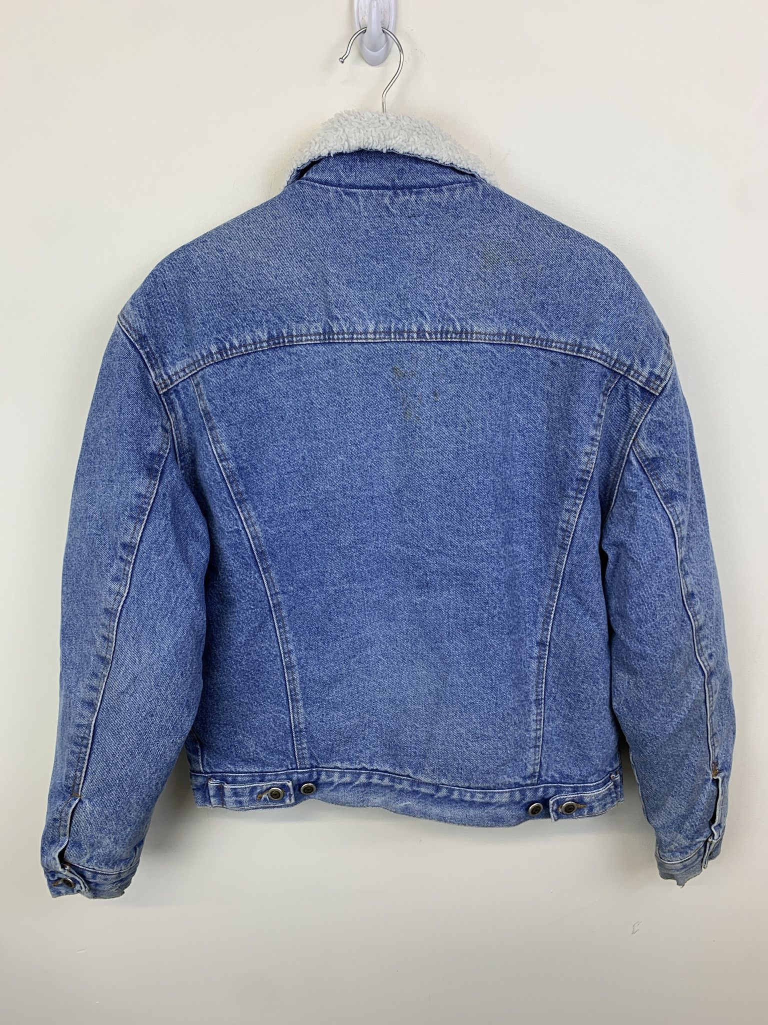 Levi's Vintage 1990s Sherpa Lined Denim Trucker Jacket Size L Size US L / EU 52-54 / 3 - 4 Thumbnail