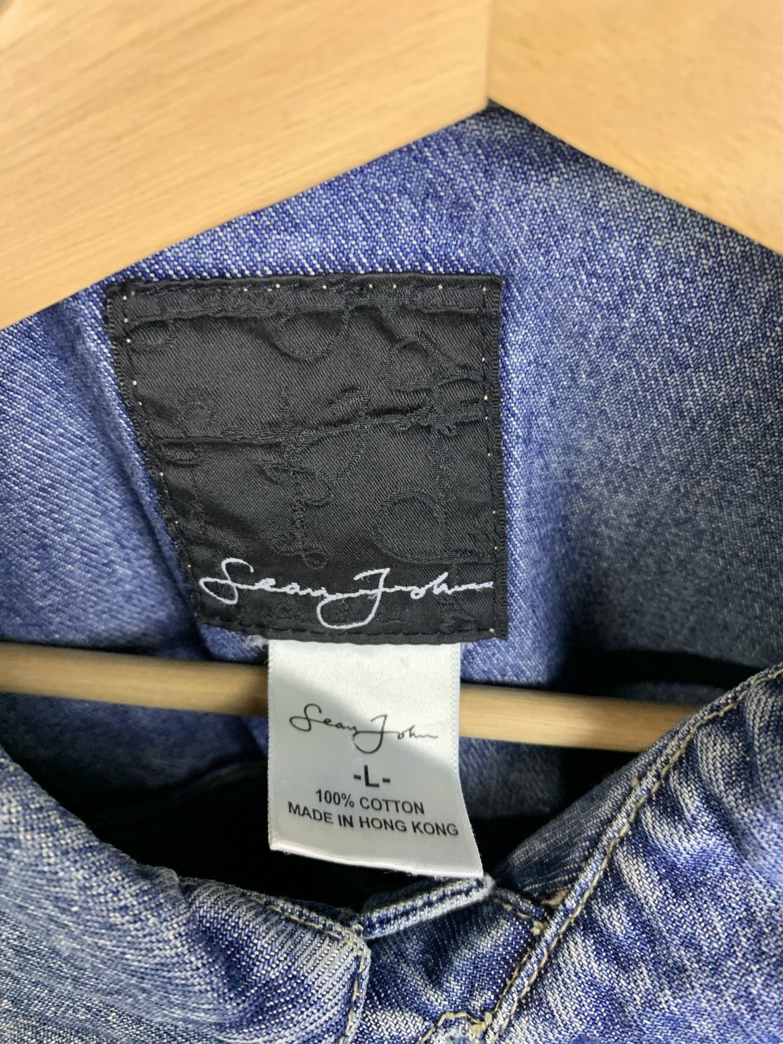 Levi's Vintage 1990s Sean Jean Denim Jacket Size L Size US L / EU 52-54 / 3 - 2 Thumbnail