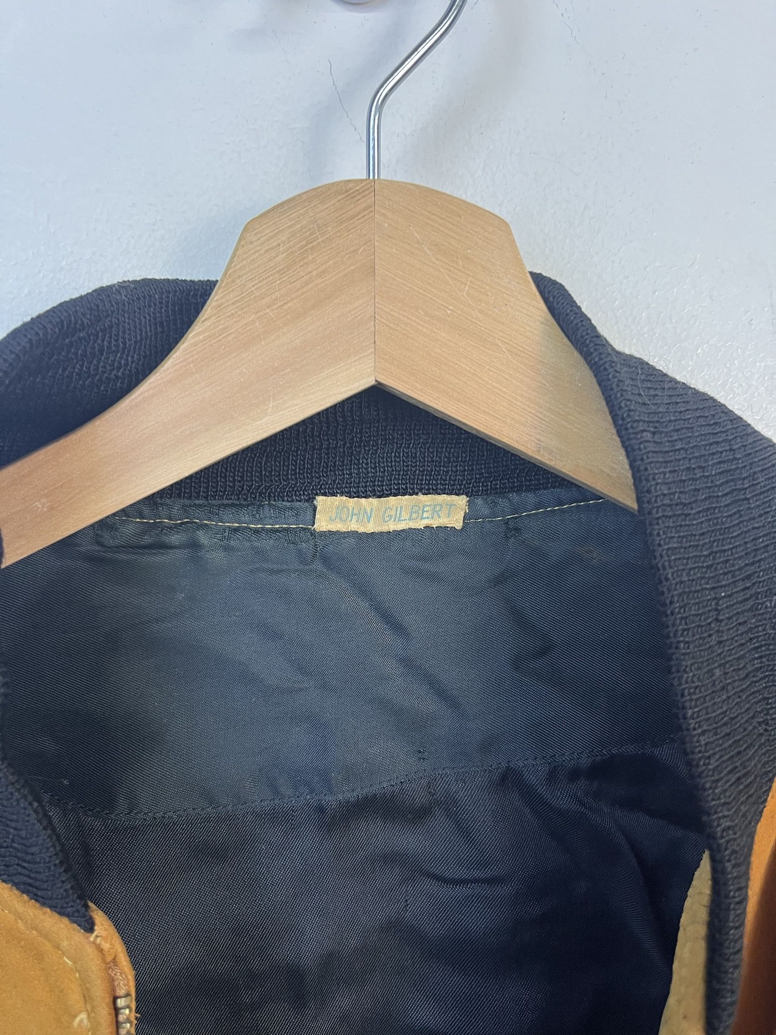 Other Vintage Leather Jacket Distressed Brown Suede Leather Bomber Jacket Size M Size US M / EU 48-50 / 2 - 2 Thumbnail