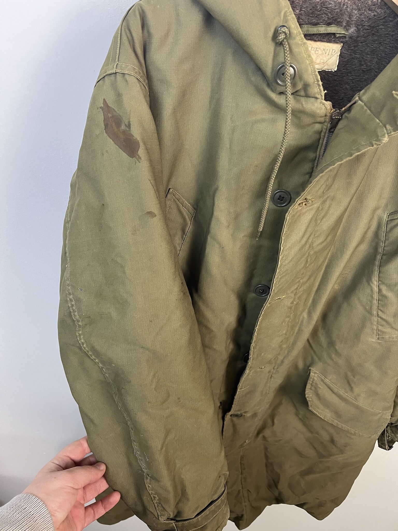 Other Vintage Military Thick Olive Long Jacket Size S Size US S / EU 44-46 / 1 - 3 Thumbnail