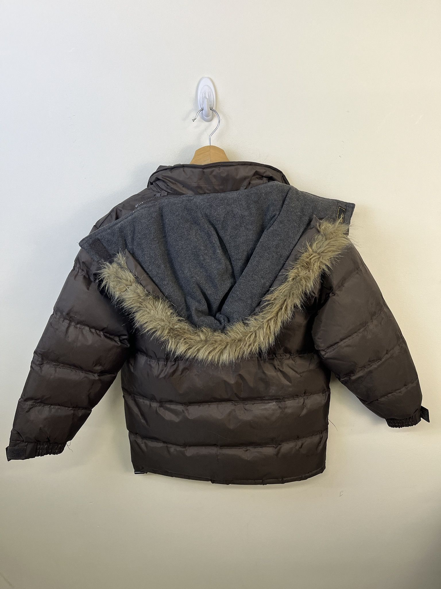 Ed Hardy × Karl Kani Vintage Y2K Karl Kani Gold Fur Hood Puffer Jacket Y2K Style Size XS (M) Size US XS / EU 42 / 0 - 4 Thumbnail