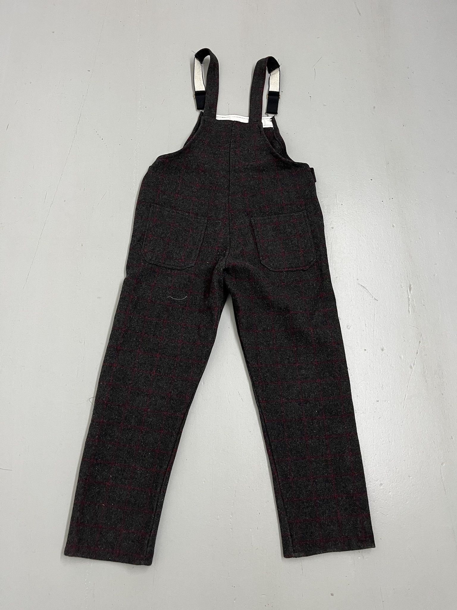 Woolrich Woolen Mills Vintage 1980s Codet Virgin Wool Plaid Striped Overalls Size L Size US 42 / EU 58 - 5 Thumbnail