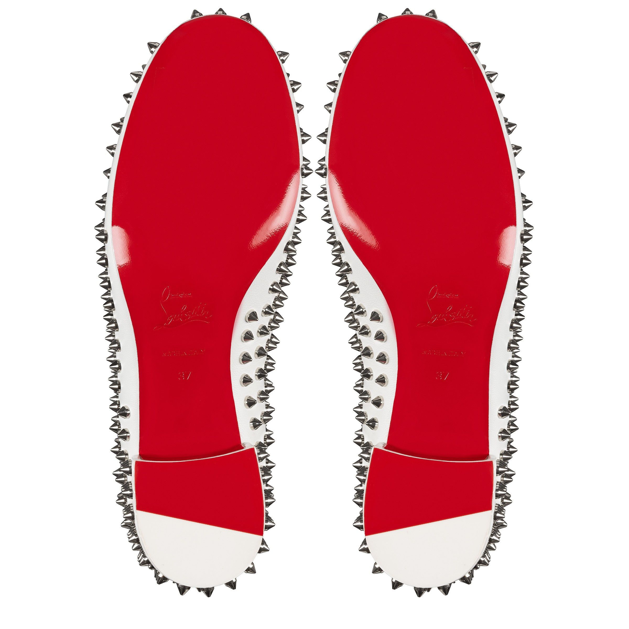 Christian Louboutin spikeasy white Size US 7 / IT 37 - 6 Thumbnail