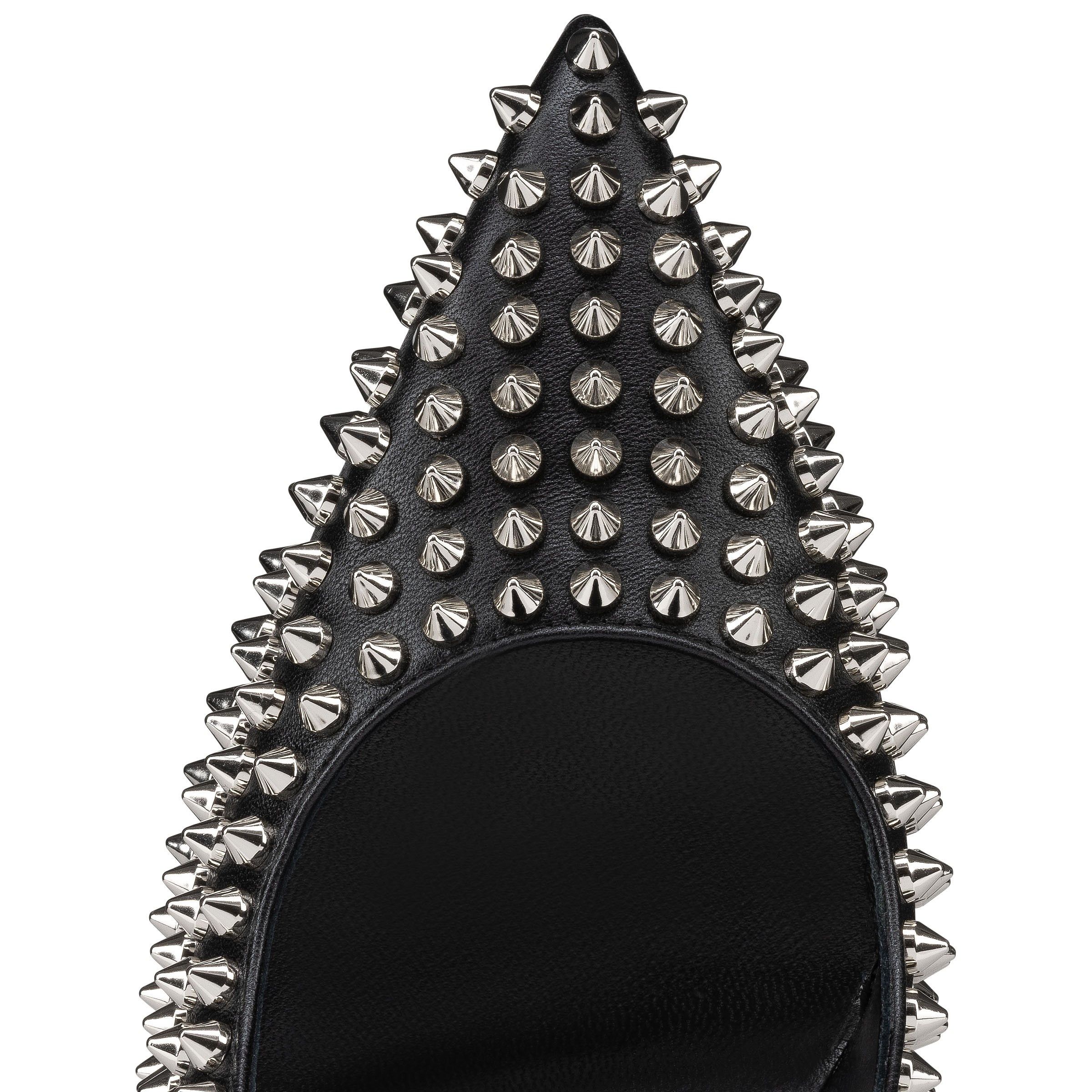 Christian Louboutin condora spikes 100mm black Size US 6 / IT 36 - 5 Thumbnail