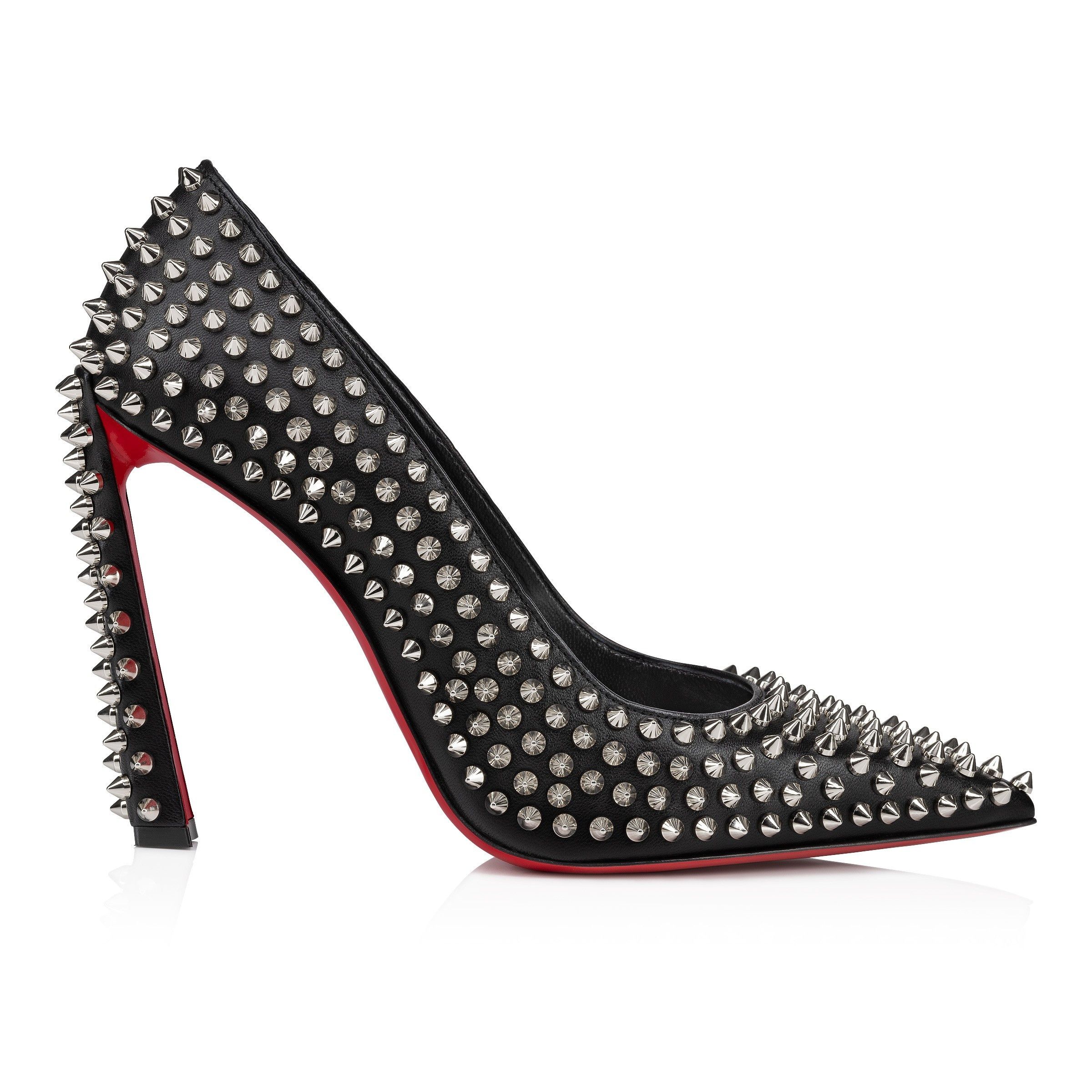 Christian Louboutin condora spikes 100mm black Size US 8.5 / IT 38.5 - 3 Thumbnail
