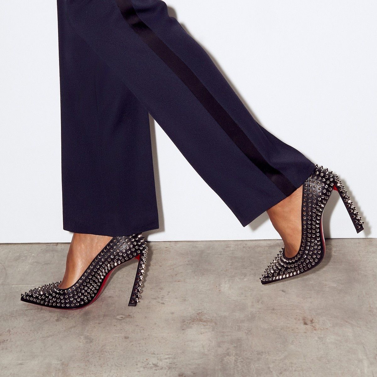 Christian Louboutin condora spikes 100mm black Size US 9.5 / IT 39.5 - 2 Thumbnail