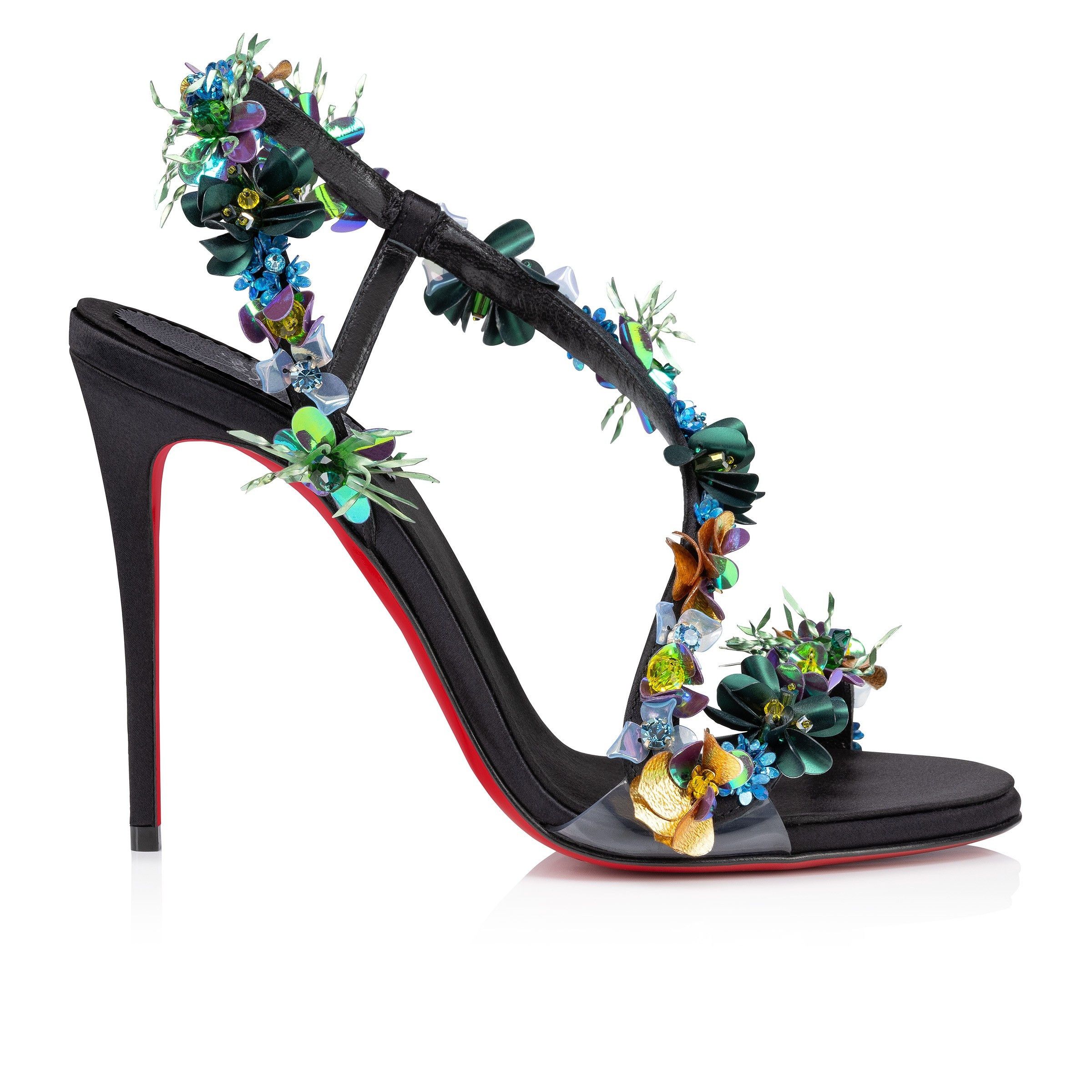 Christian Louboutin rosalie tropica 100mm Size US 11 / IT 41 - 2 Thumbnail