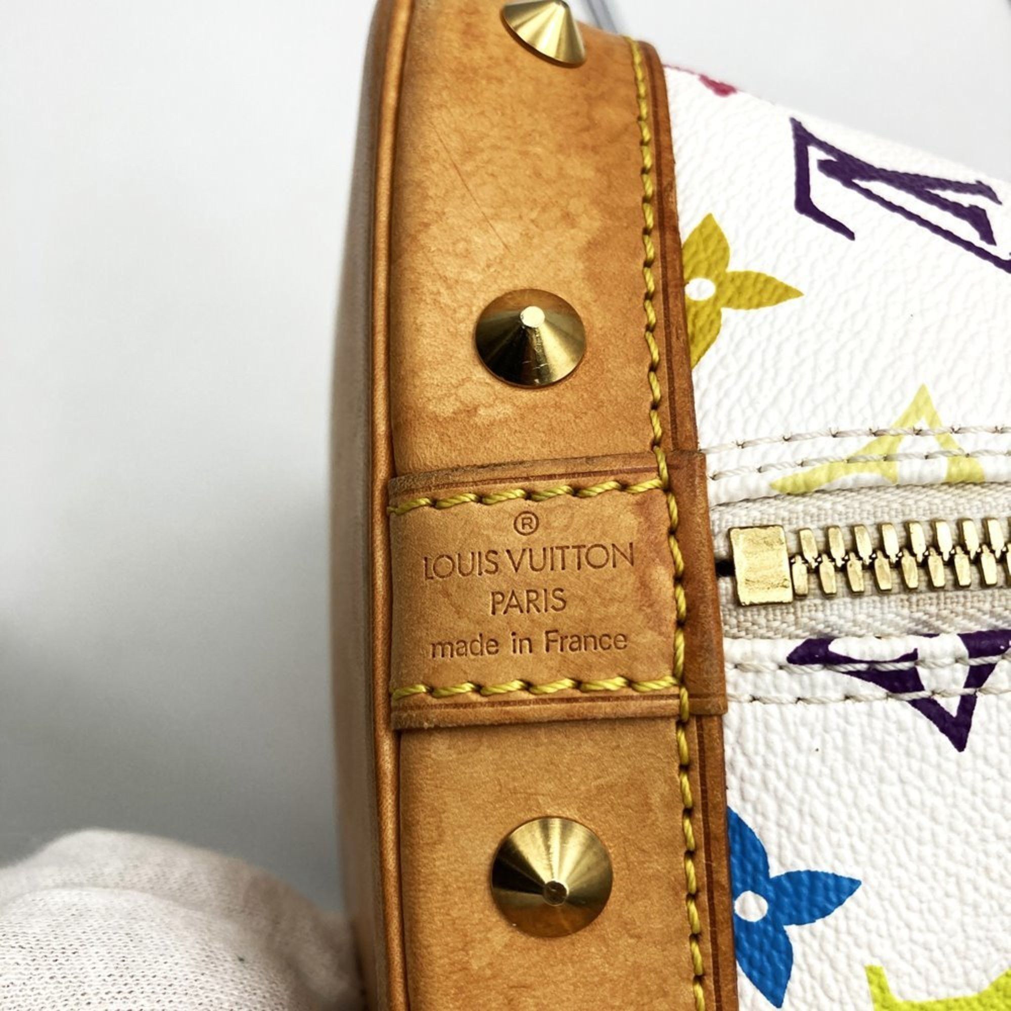Louis Vuitton LOUIS VUITTON M92647 Alma (old) handbag, white, monogram multicolor Size ONE SIZE - 6 Thumbnail